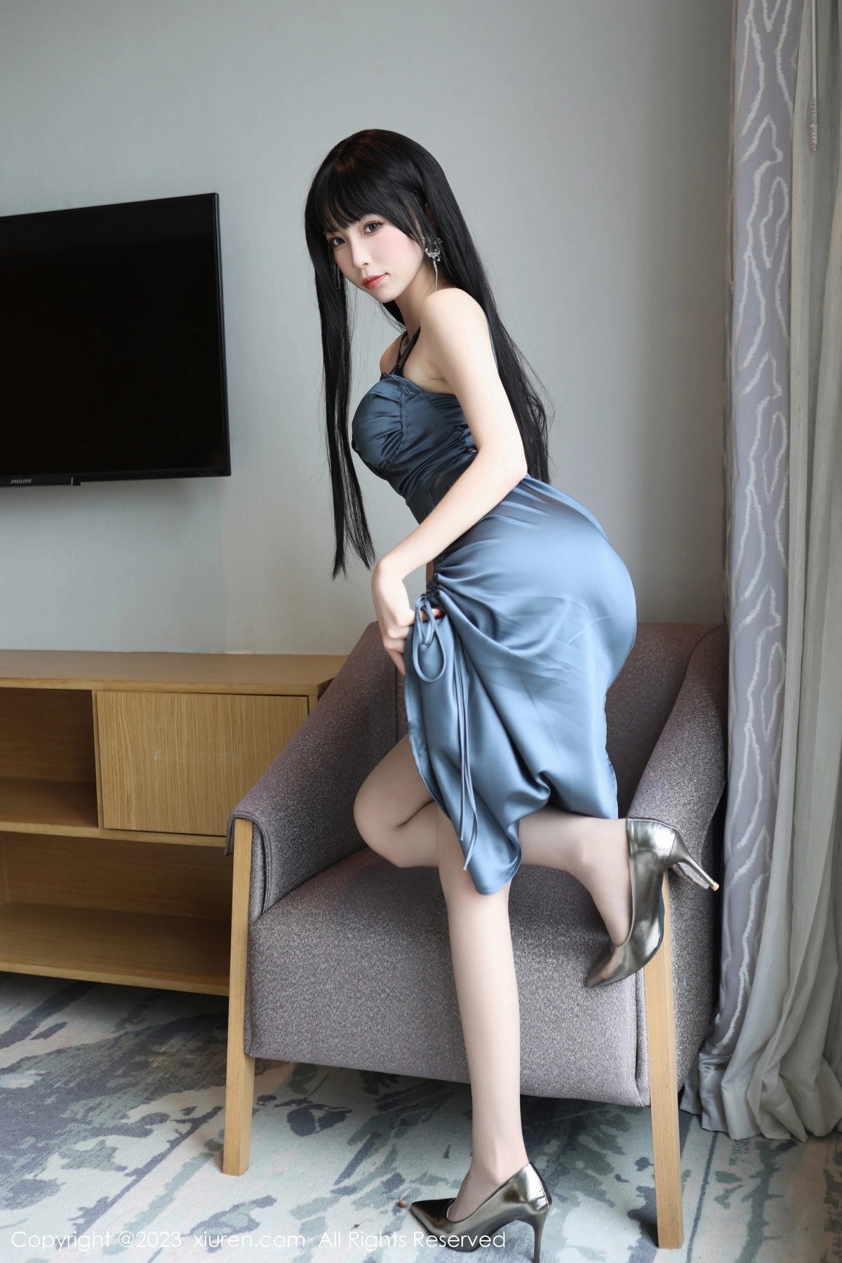 [XiuRen]高清写真图 2023.05.10 No.6714 谭小灵 制服黑丝