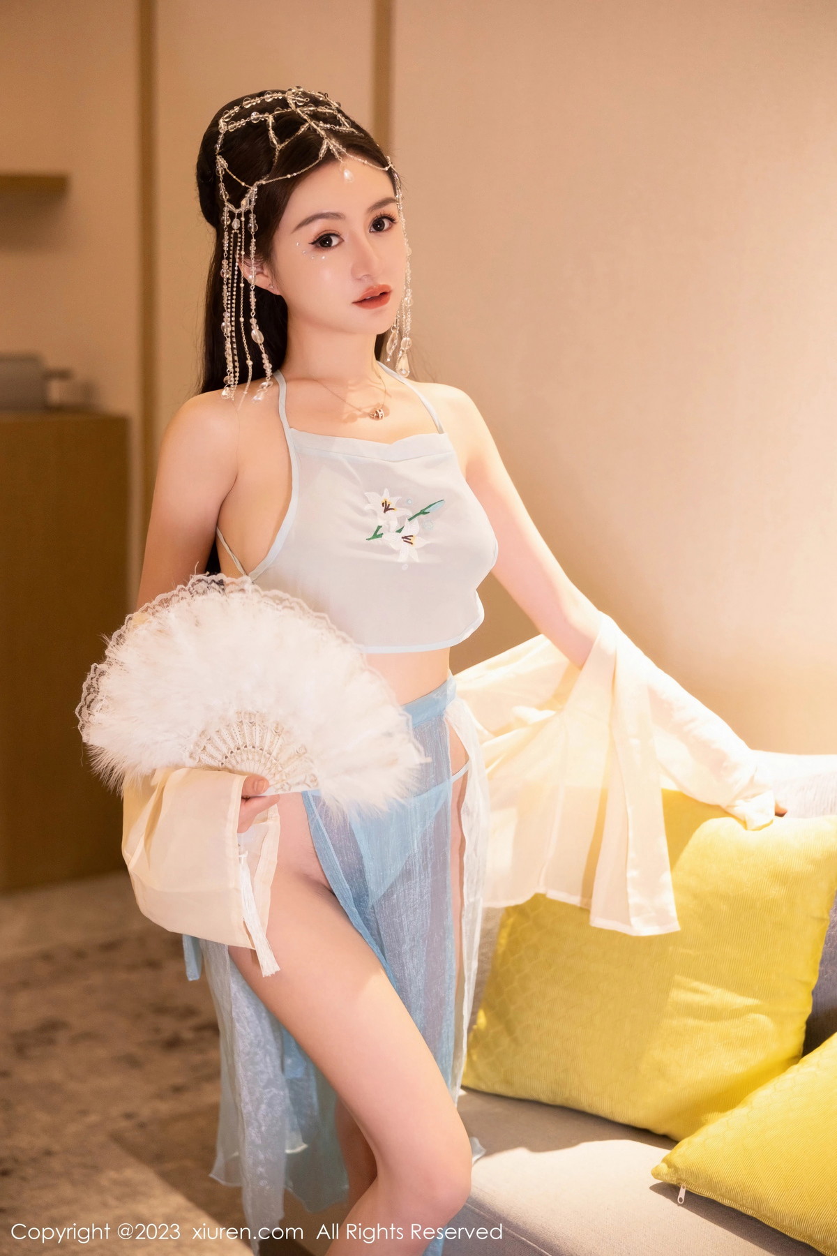 [XiuRen]高清写真图 2023.10.16 No.7514 唐宁宁 古装美腿