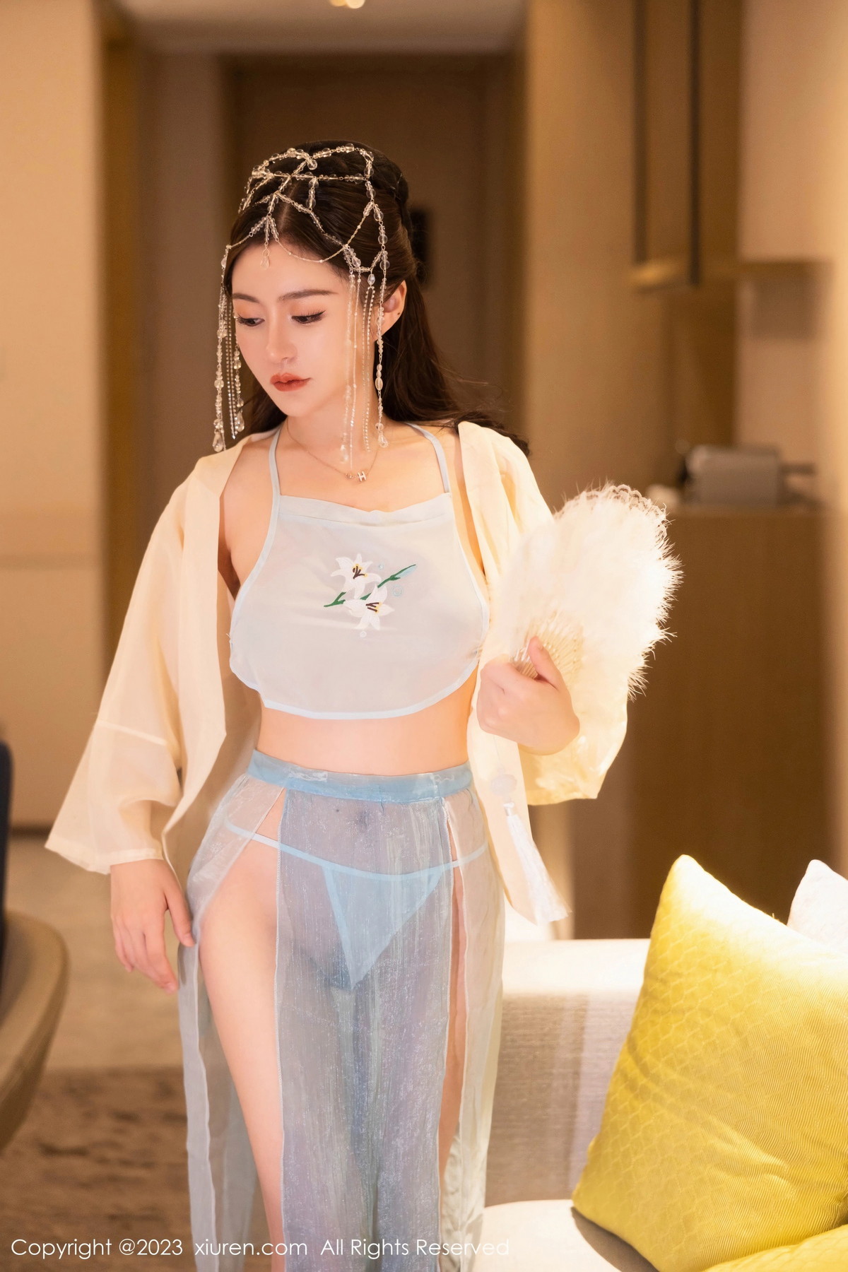 [XiuRen]高清写真图 2023.10.16 No.7514 唐宁宁 古装美腿