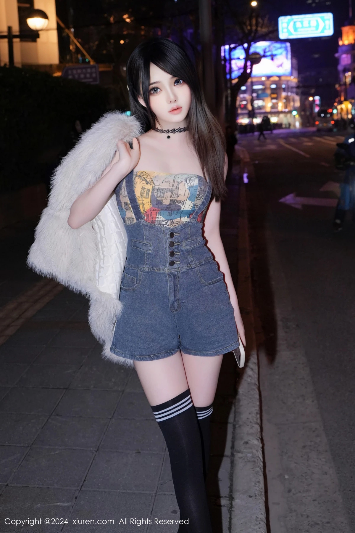 [XiuRen]高清写真图 2024.05.09 No.8508 林月月 黑丝美腿