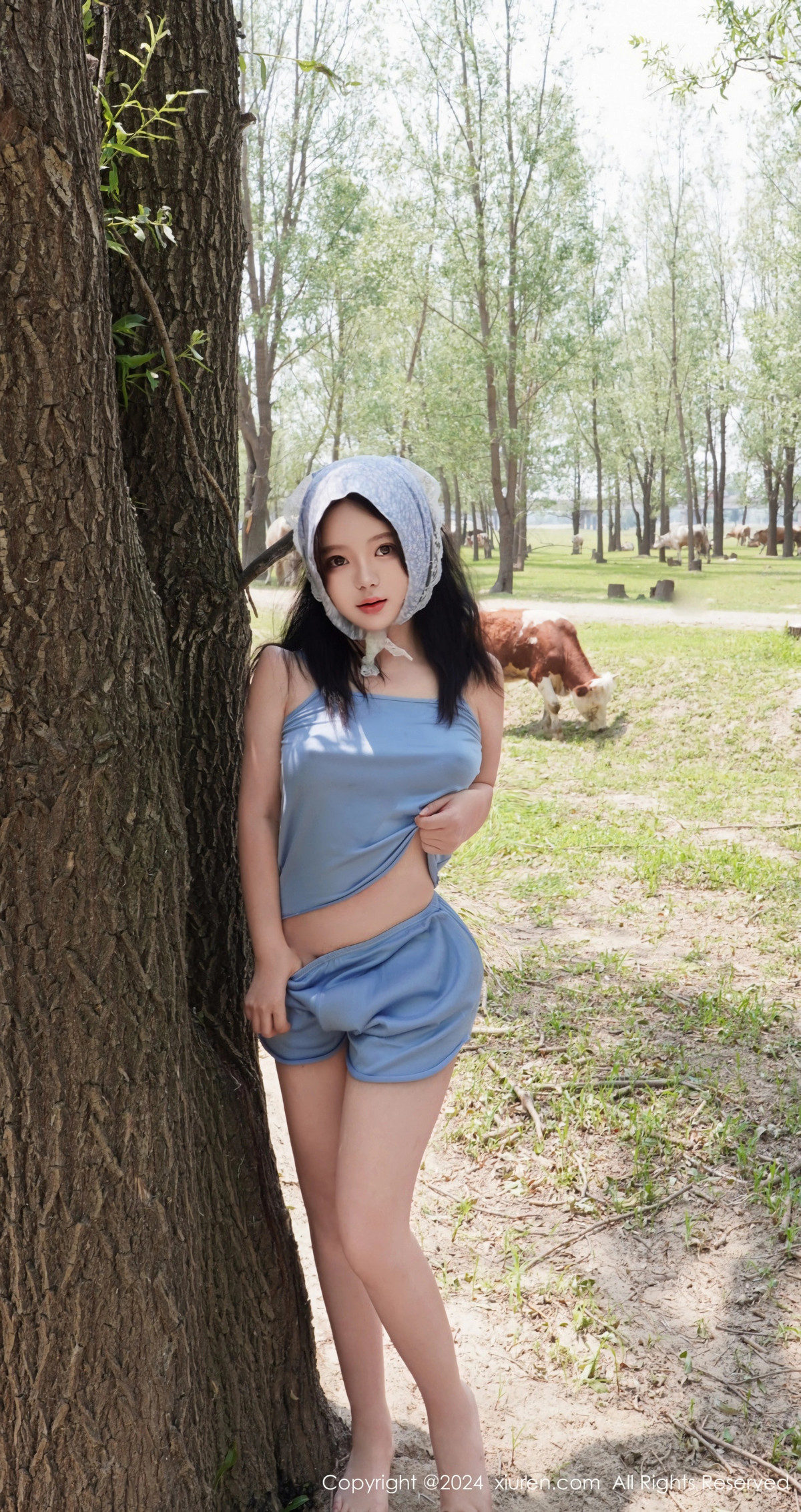[XiuRen]高清写真图 2024.06.28 No.8777 小薯条nienie 放牛娃主题