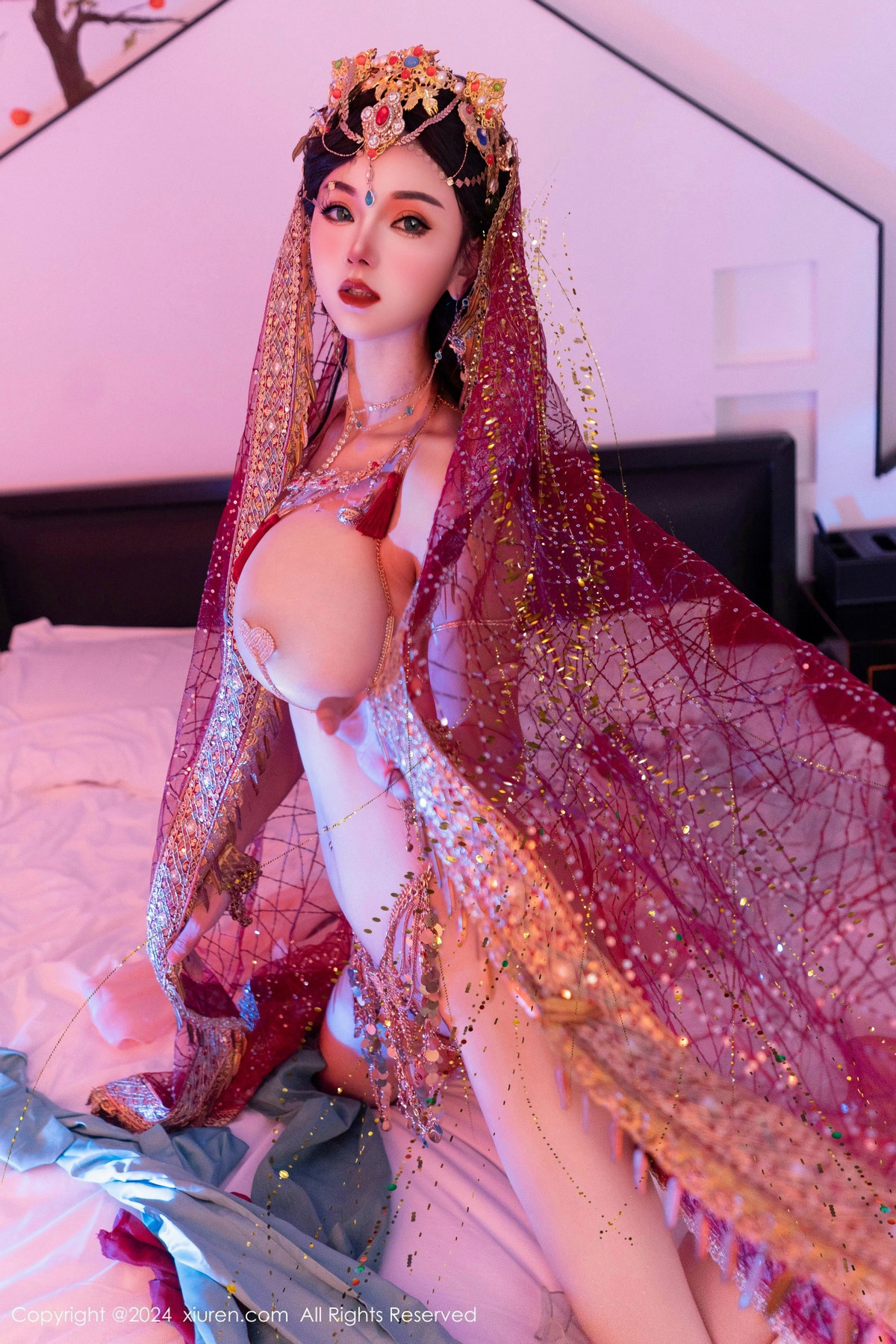 [XiuRen]高清写真图 2024.12.12 No.9585 不吃冰淇淋 美乳性感