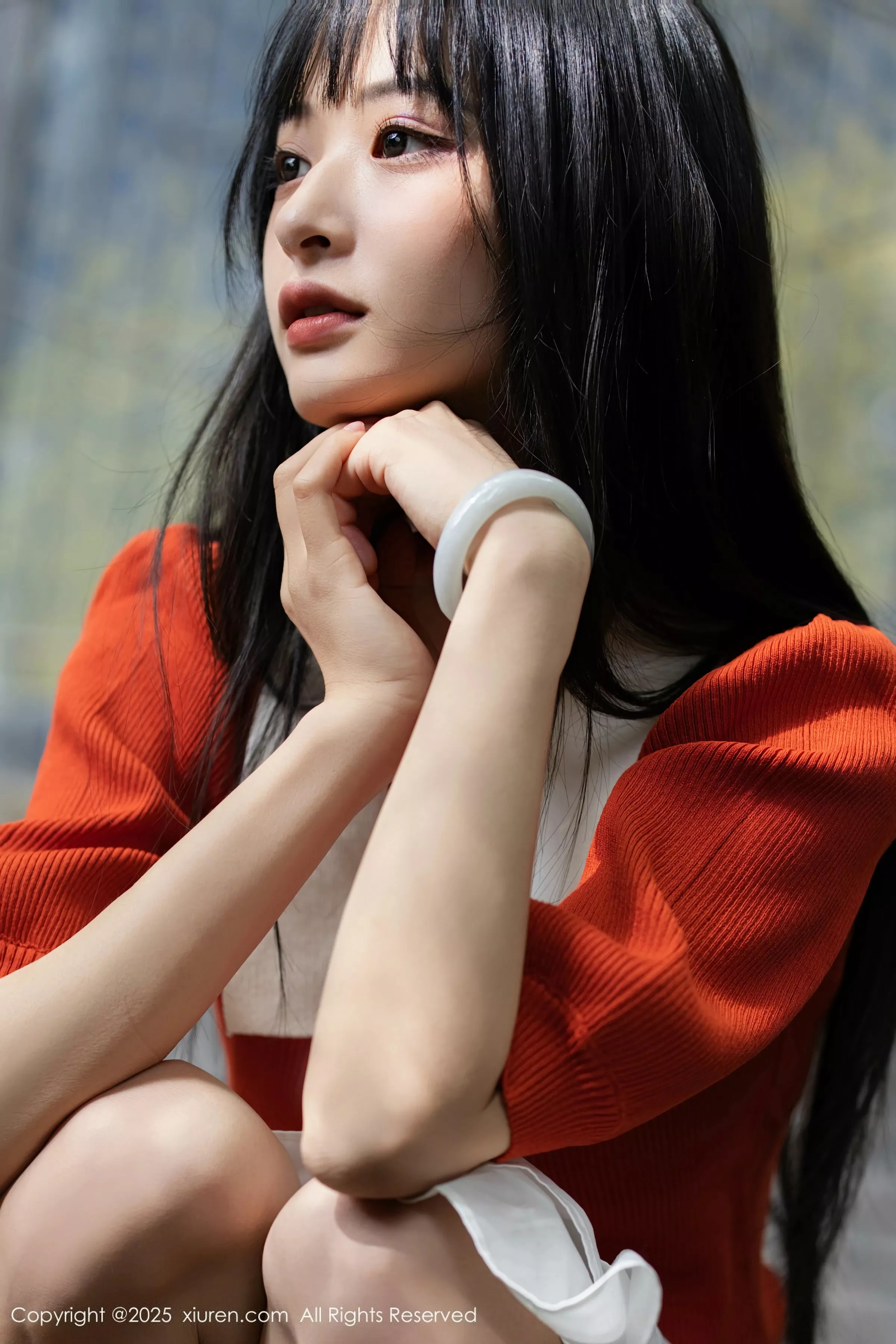 [XiuRen]高清写真图 2025.05.08 No.10247 茂木希子 橙色T恤