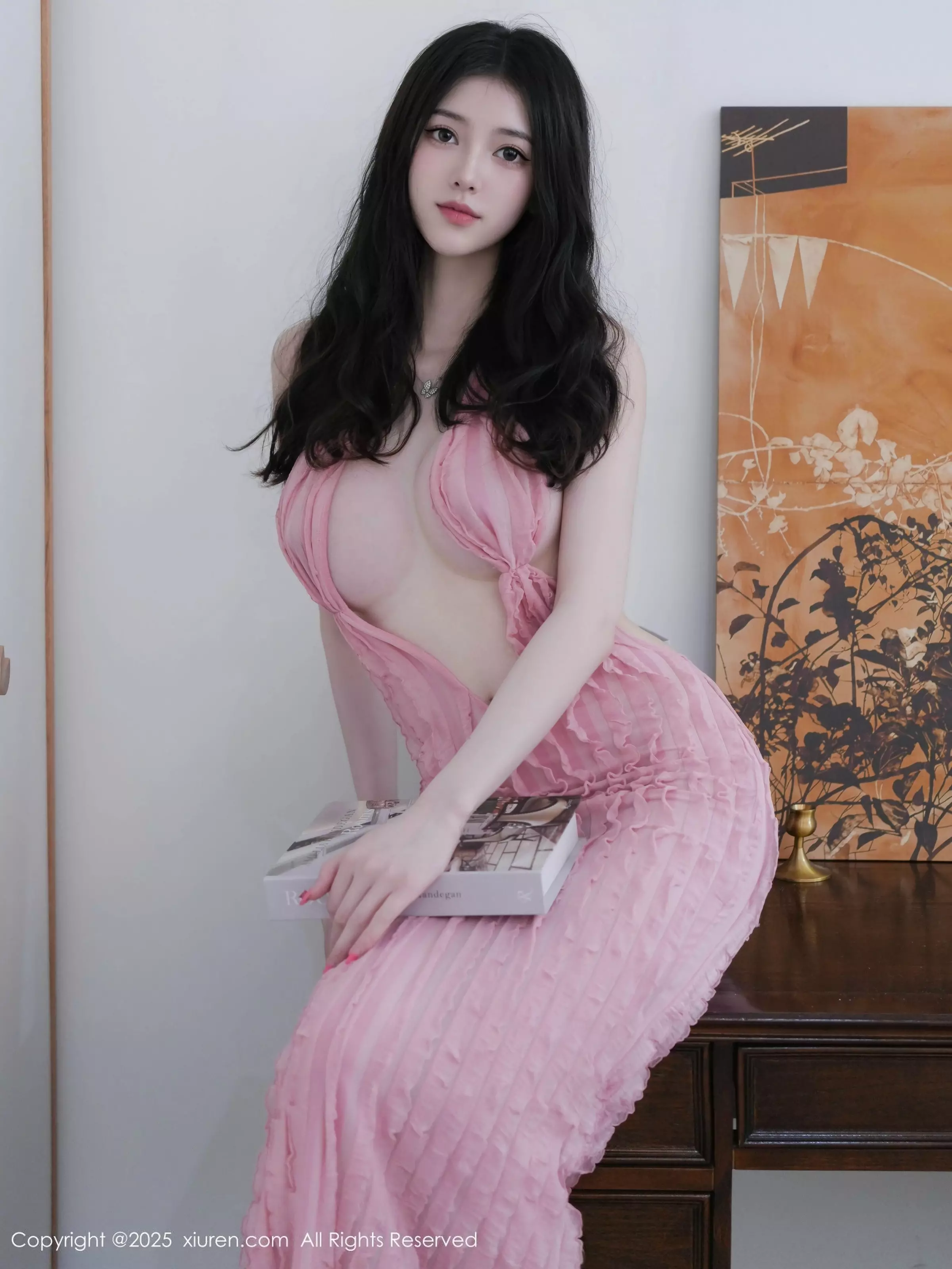 [XiuRen]高清写真图 2025.05.22 No.10309 白小蝶 粉色连衣裙