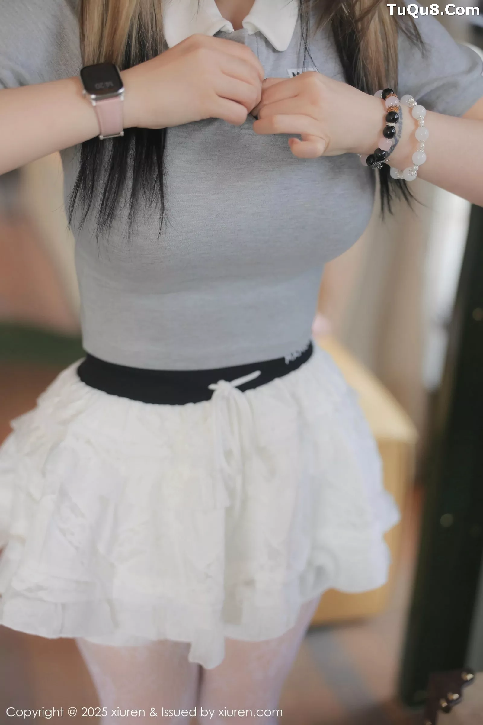 [XiuRen]高清写真图 2025.05.27 No.10330 诺诺Hsu 白色蕾丝袜