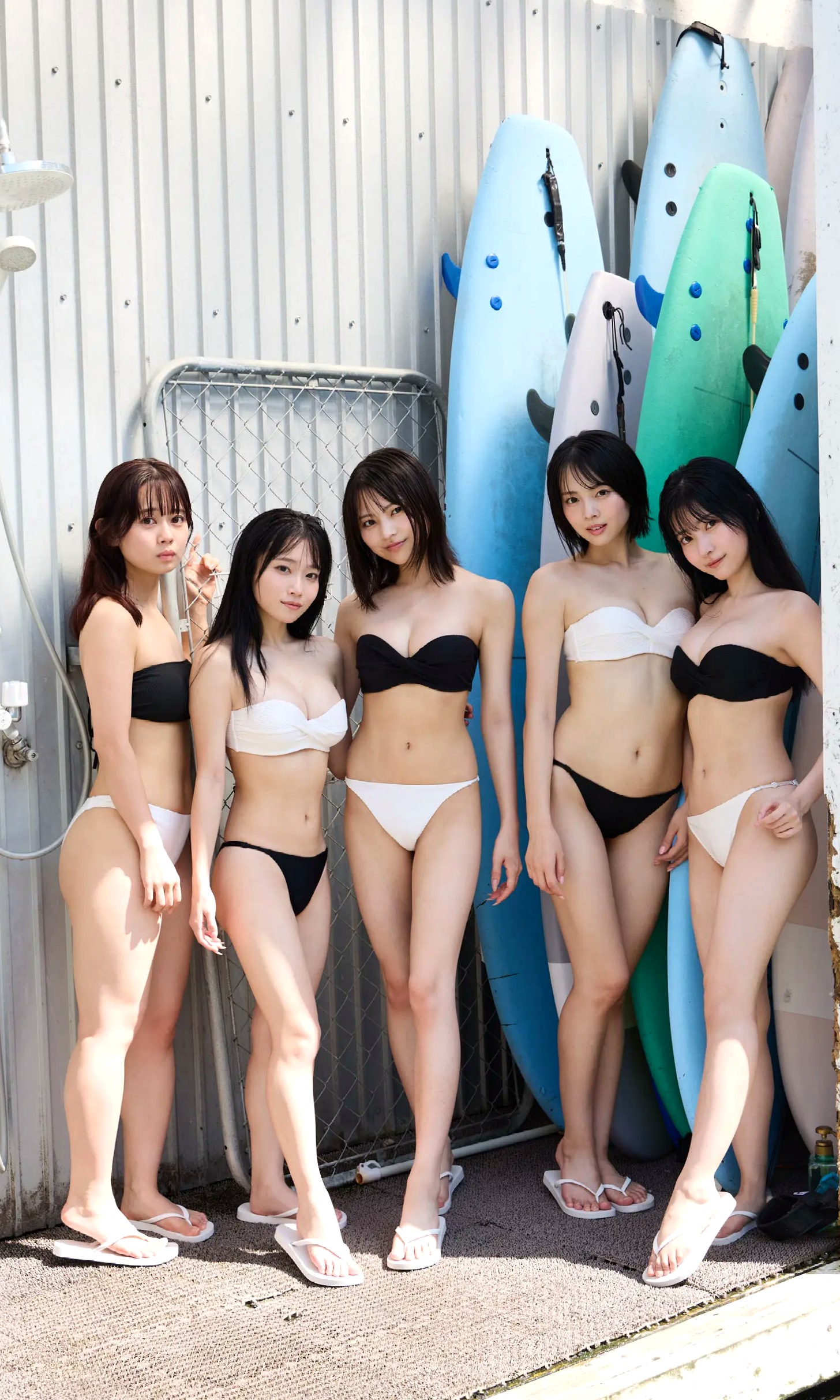 宇咲x神南りなx近藤沙瑛子x岸みゆx小鳥遊るい - 永遠に向かって 日系美少女清新私房比基尼性感写真 [87P]
