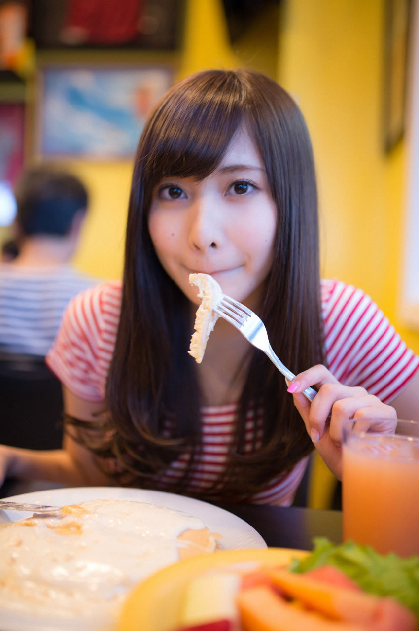佐野ひなこ [WPB-net]高清写真图No.169「ボーダー＆スウィーツ」