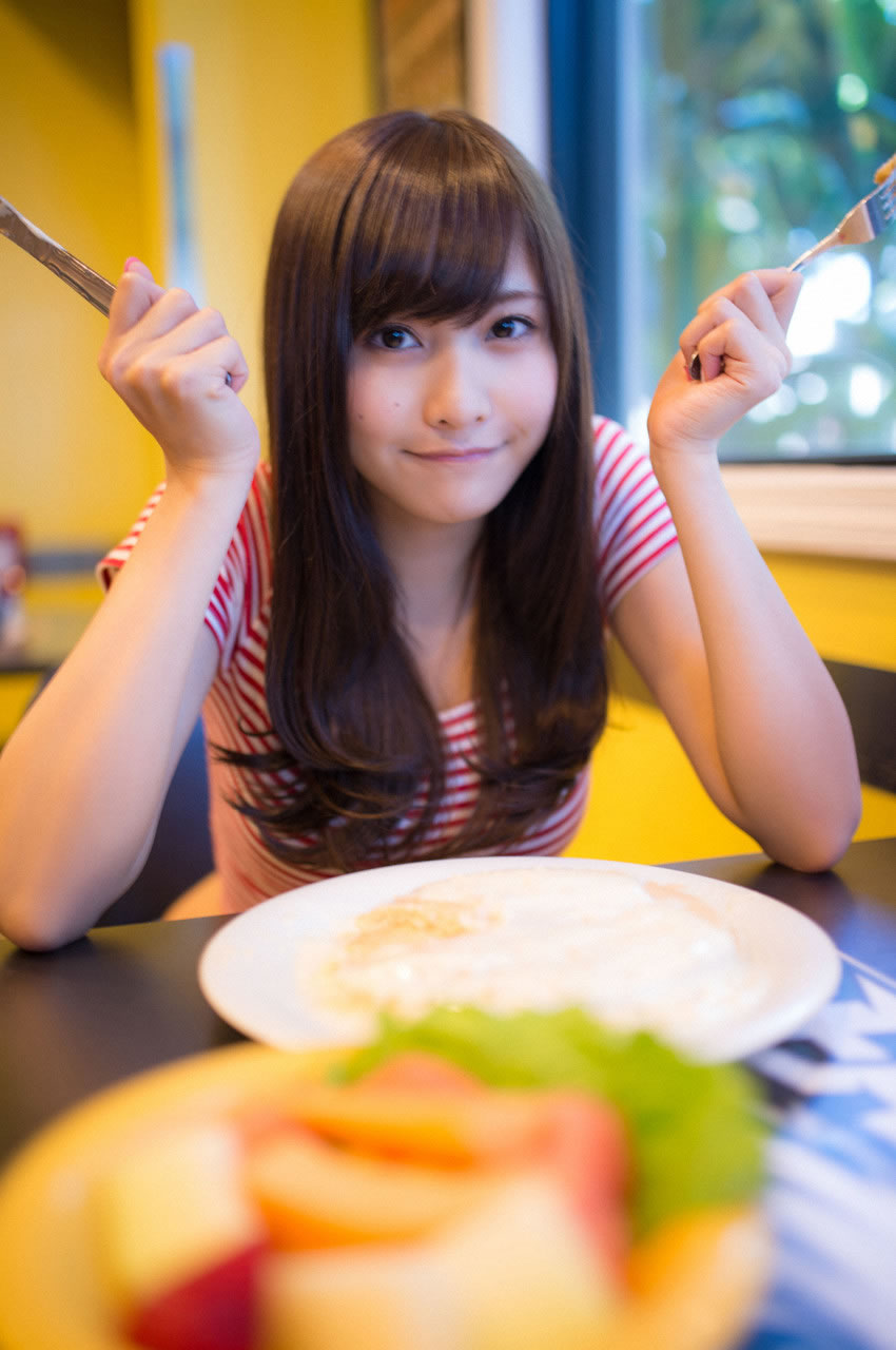 佐野ひなこ [WPB-net]高清写真图No.169「ボーダー＆スウィーツ」
