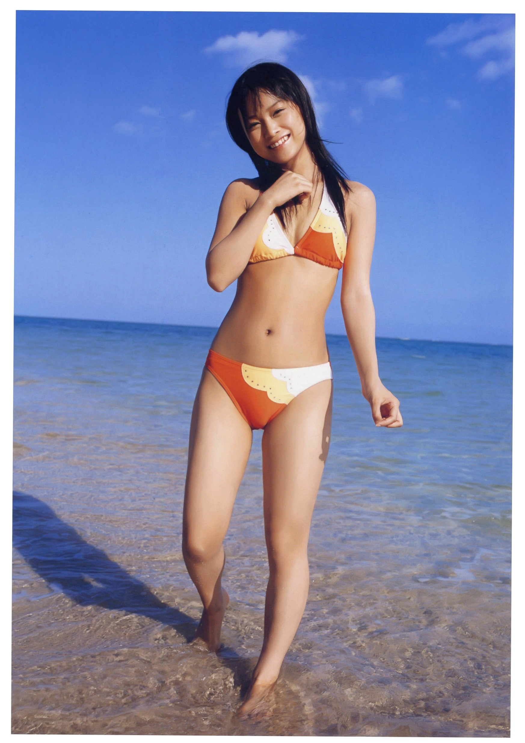 [清纯偶像] 龟井绘里《Thanks》精选日系少女清新校园风与海滩比基尼摄影套图[65P]