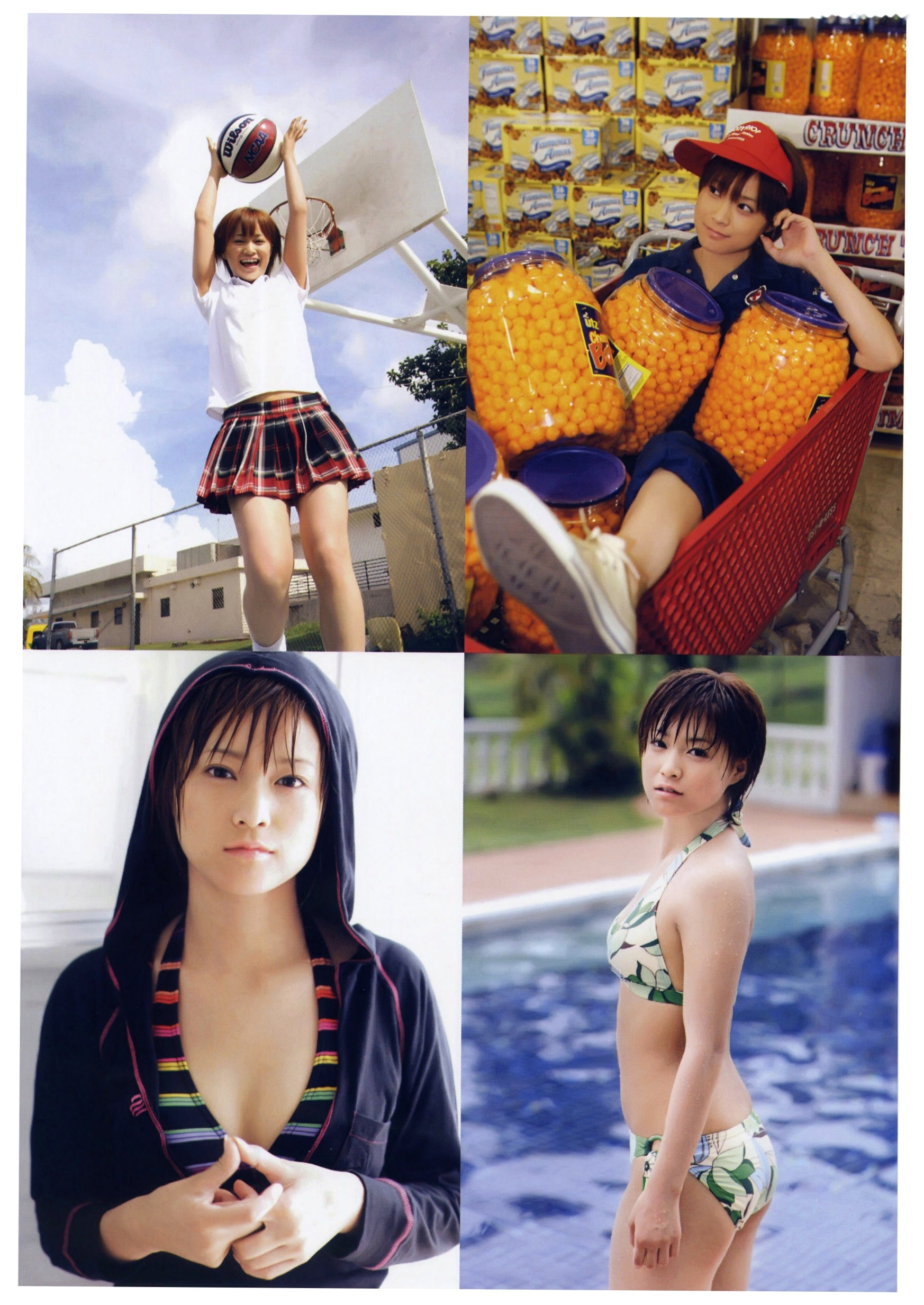 [清纯偶像] 龟井绘里《Thanks》精选日系少女清新校园风与海滩比基尼摄影套图[65P]