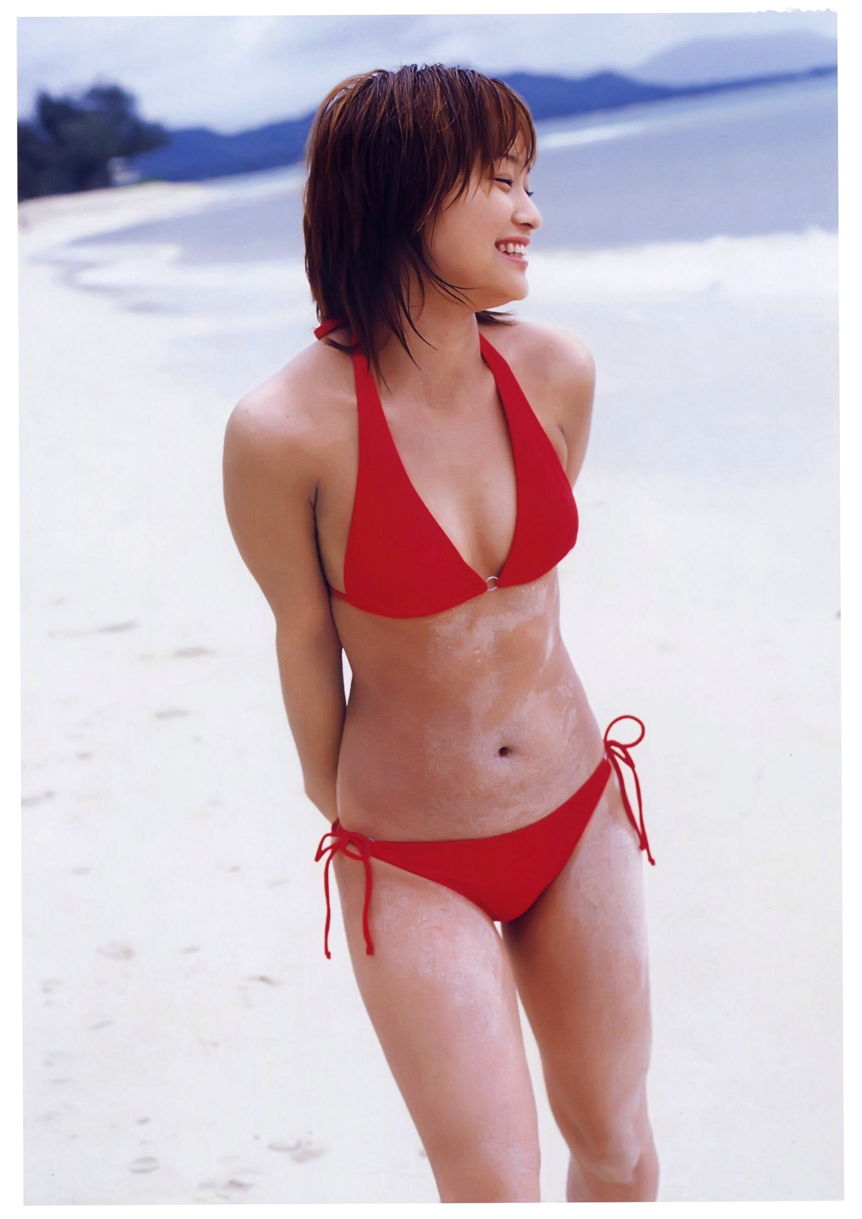 [清纯偶像] 龟井绘里《Thanks》精选日系少女清新校园风与海滩比基尼摄影套图[65P]