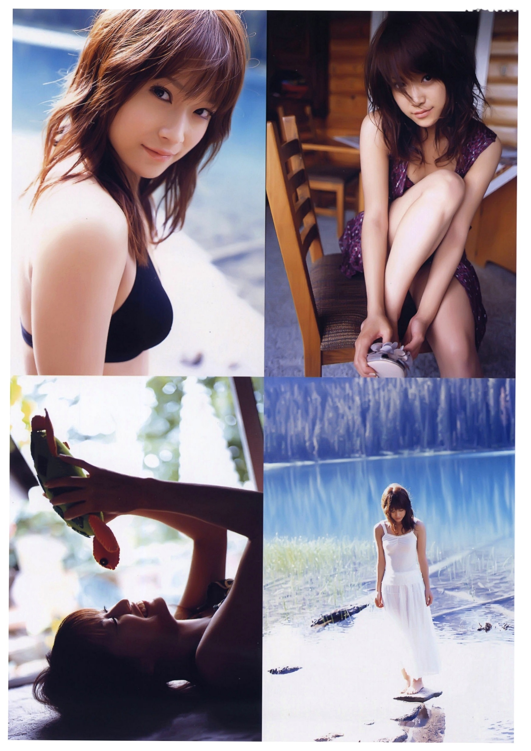 [清纯偶像] 龟井绘里《Thanks》精选日系少女清新校园风与海滩比基尼摄影套图[65P]