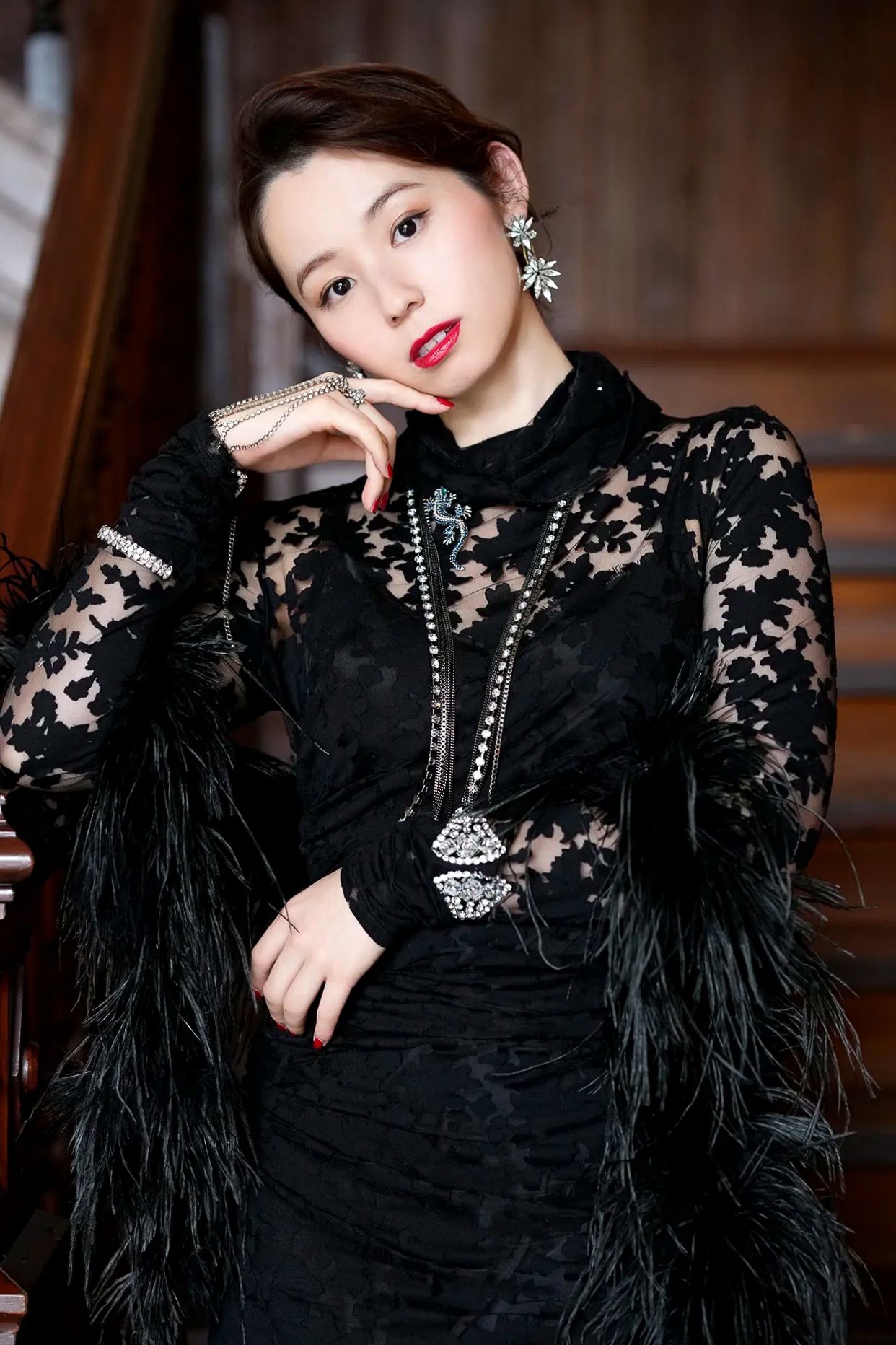 小池里奈 - 江戸川乱歩「黒蜥蜴」性感蕾丝内衣私房写真[127P]