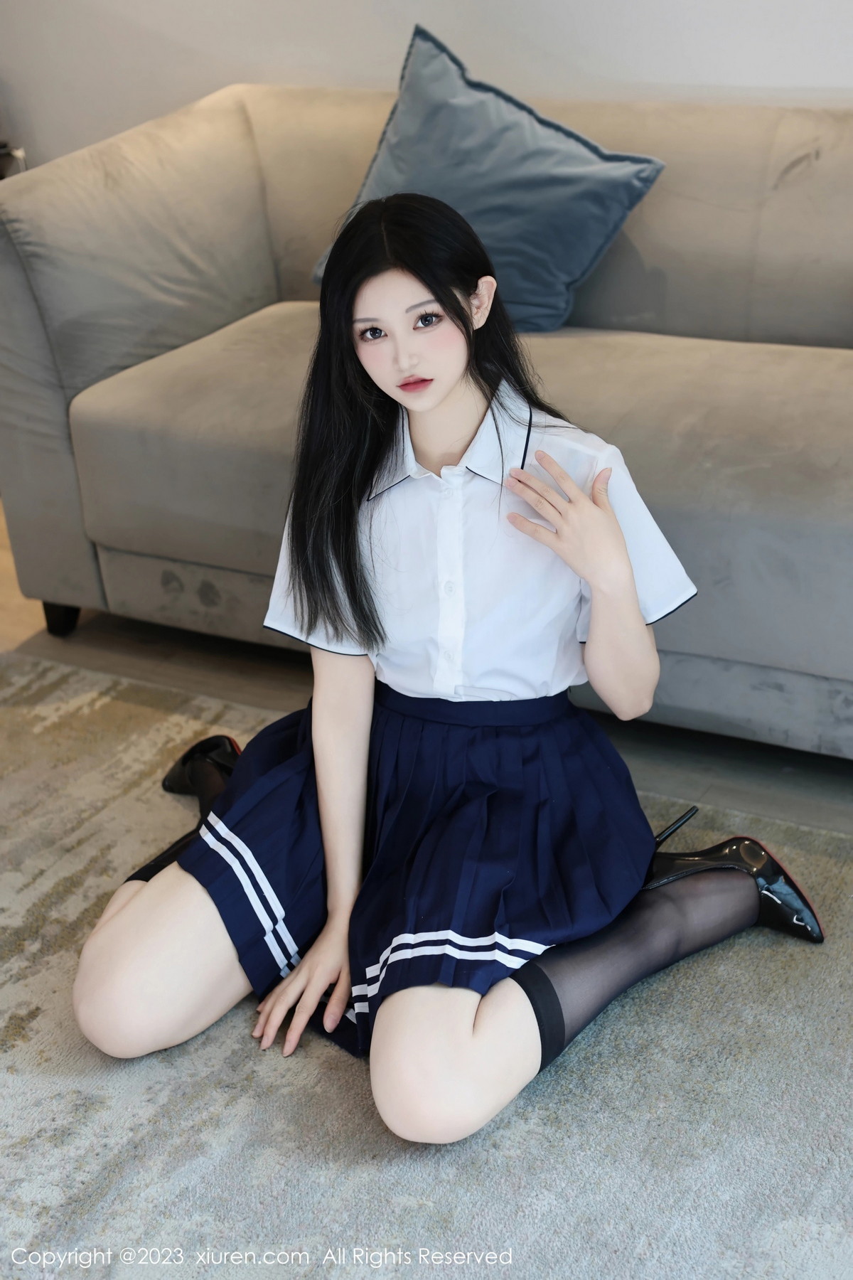 [XiuRen]高清写真图 2023.11.22 No.7697 大橘BBKira 丝袜短裙