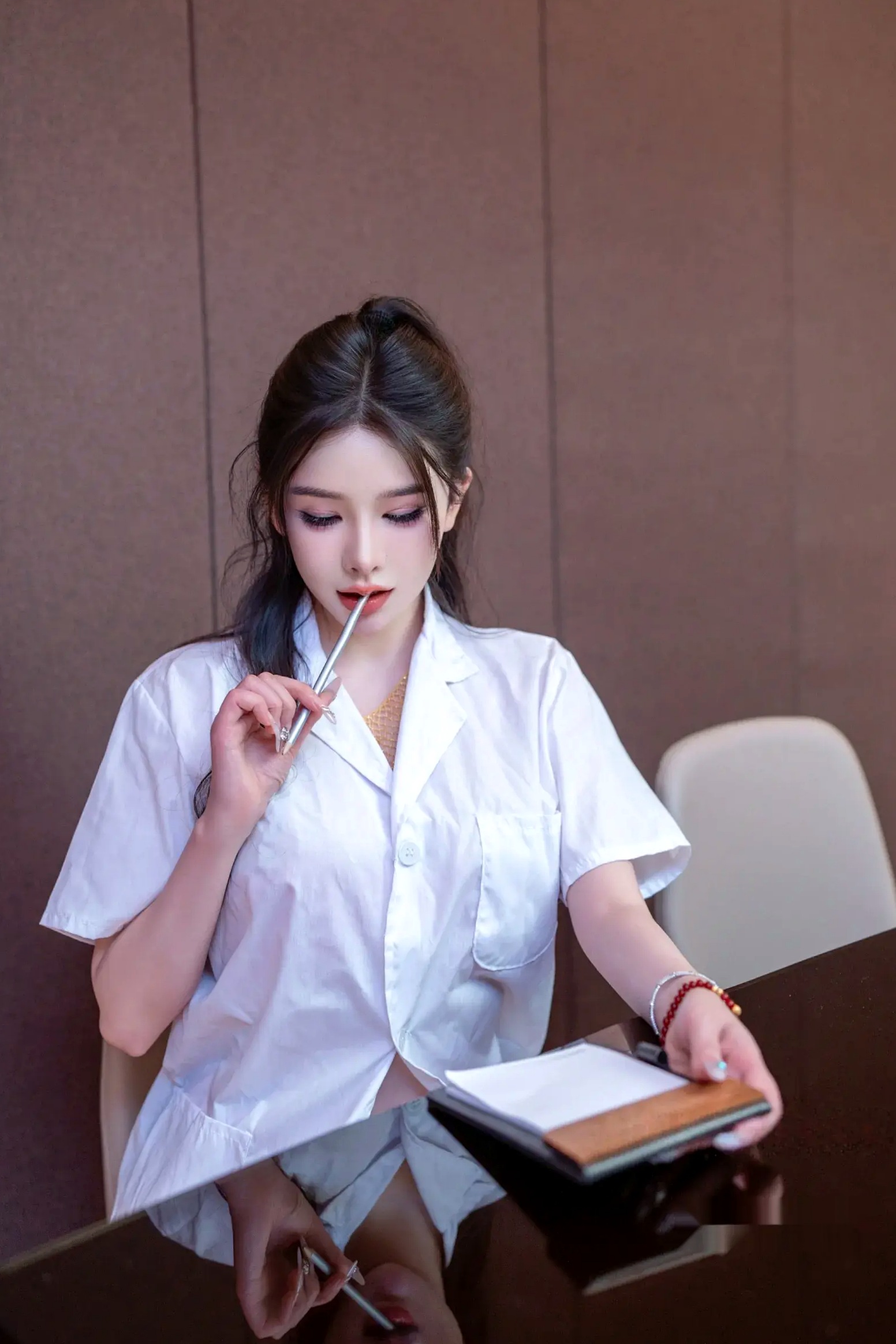 李丽莎 双人缠绵2大尺度私房写真_蕾丝内衣透视白丝角色扮演诱惑美图[96P]