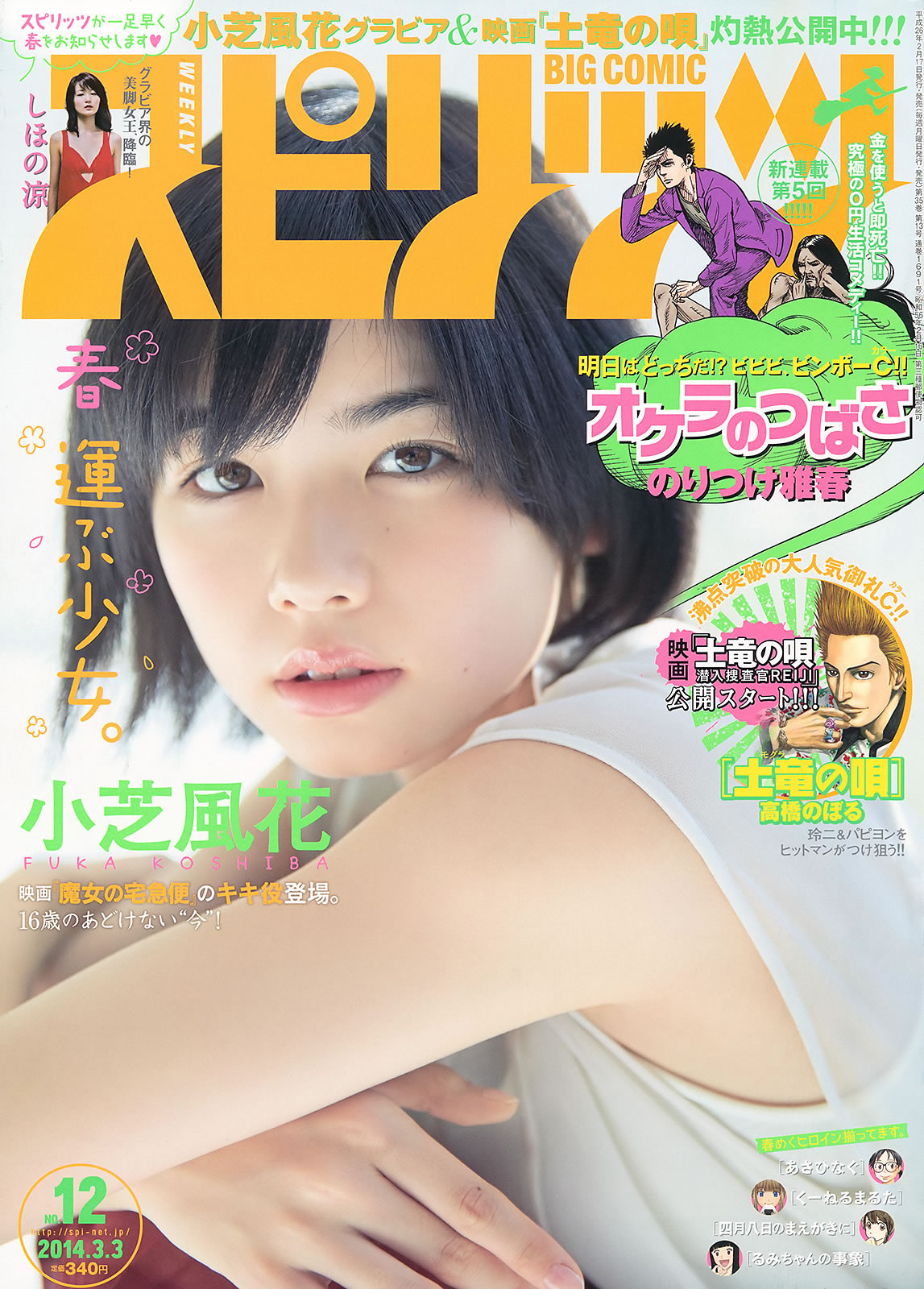 [Weekly Big Comic Spirits]高清写真图2014 No.11-14 生田斗真 小芝風花 しほの涼 松井玲奈 柏木由紀