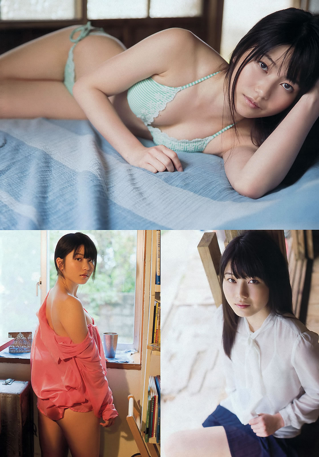 [Weekly Playboy]高清写真图2013.05.15 No.20 ももいろク 新川优爱 上间美绪 杉原杏璃
