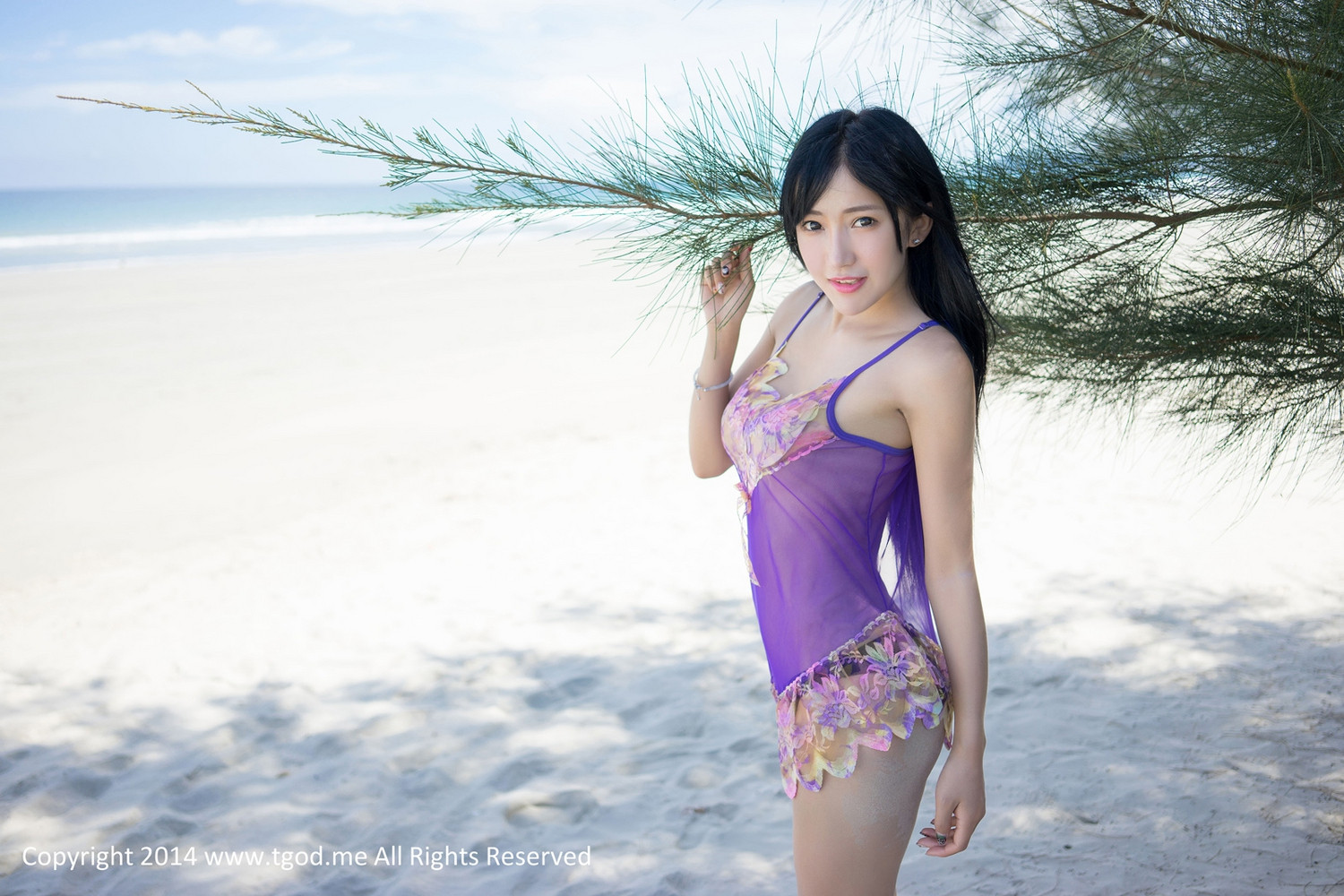杨上萱-[TGod推女神]高清写真图和服下的诱惑 蕾丝上的透视