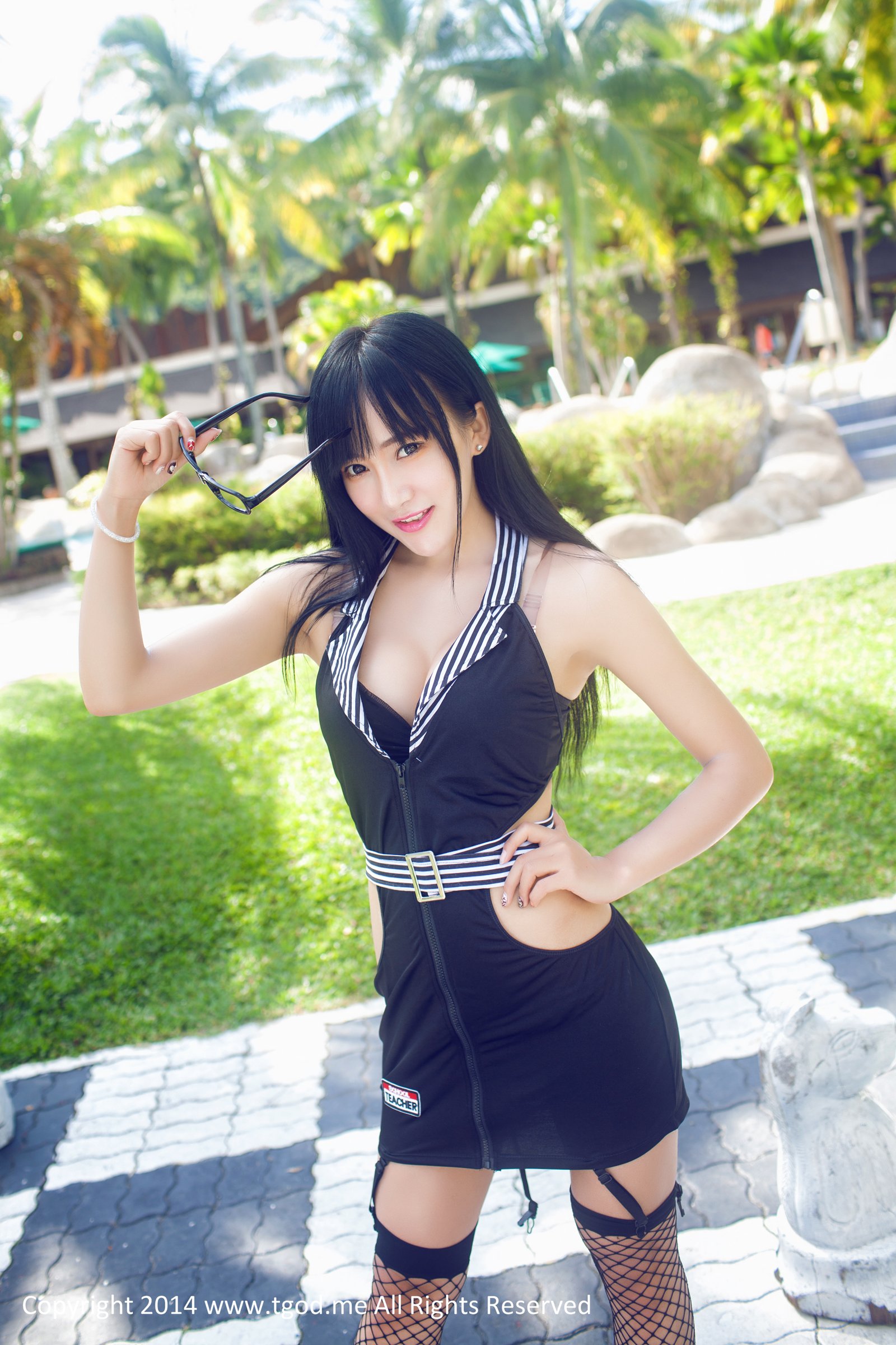杨上萱 [TGOD推女神]高清写真图英伦空军制服 沙巴系列～