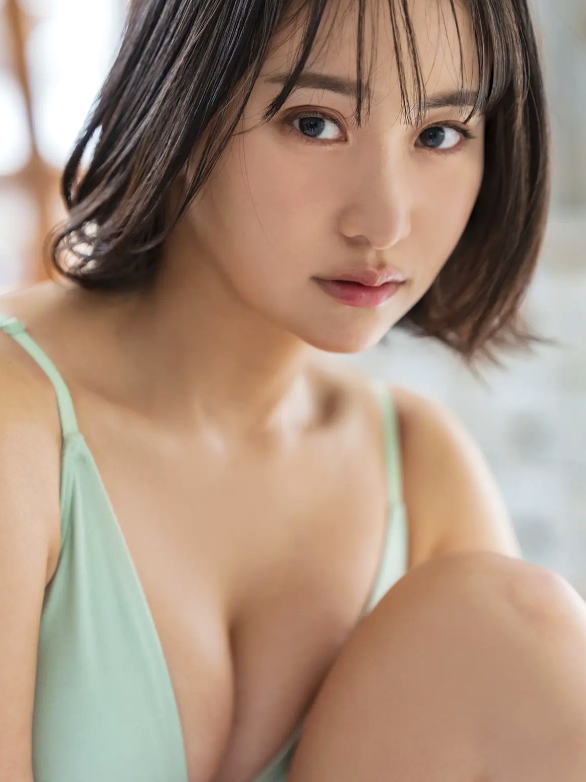 永尾まりや - 誰よりも僕のまりや 2 黑色蕾丝内衣性感诱惑写真 [48P]