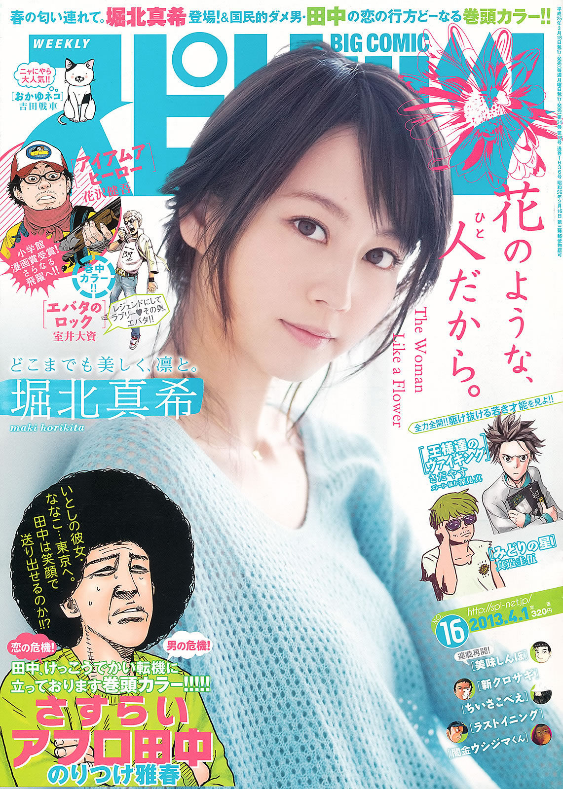 [Weekly Big Comic Spirits]高清写真图2013 No.14-17 新井恵理那 オードリー亜谷香 堀北真希 铃木爱理 矢岛舞美