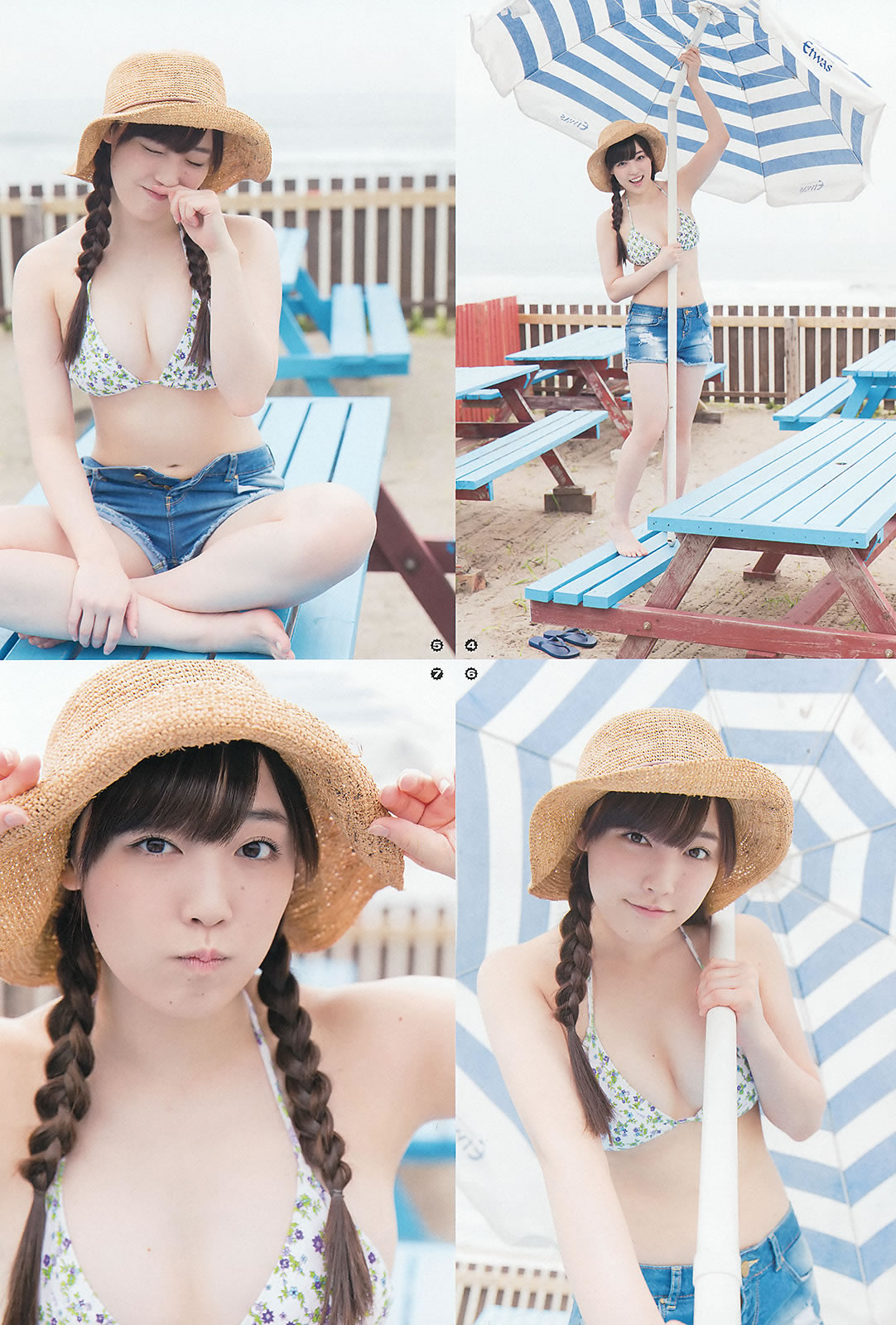 [Young Gangan]高清写真图2015 No.16-17 田中美麗 寺田御子 水谷果穗 譜久村聖 他 [39P]高清写真图