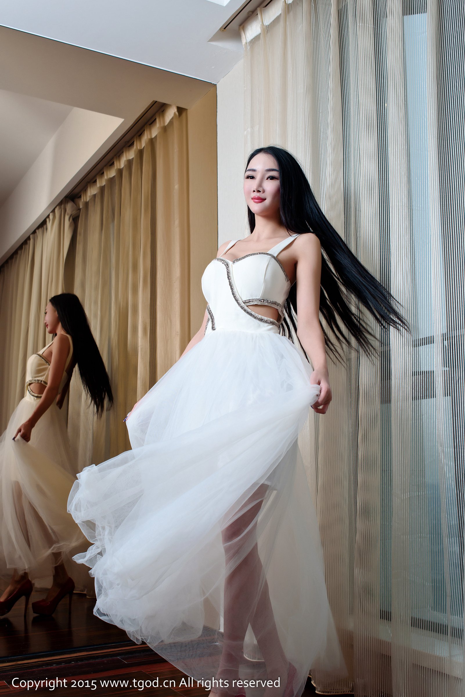 婕西儿jessie [TGOD推女神]高清写真图御女郎 第二辑 ~