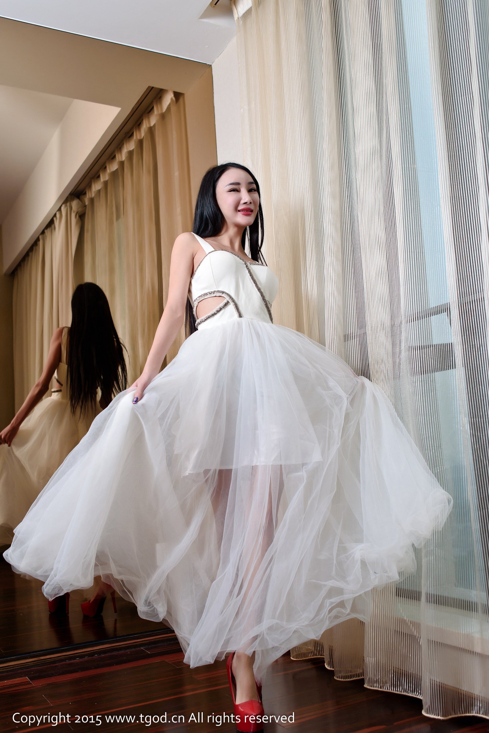 婕西儿jessie [TGOD推女神]高清写真图御女郎 第二辑 ~