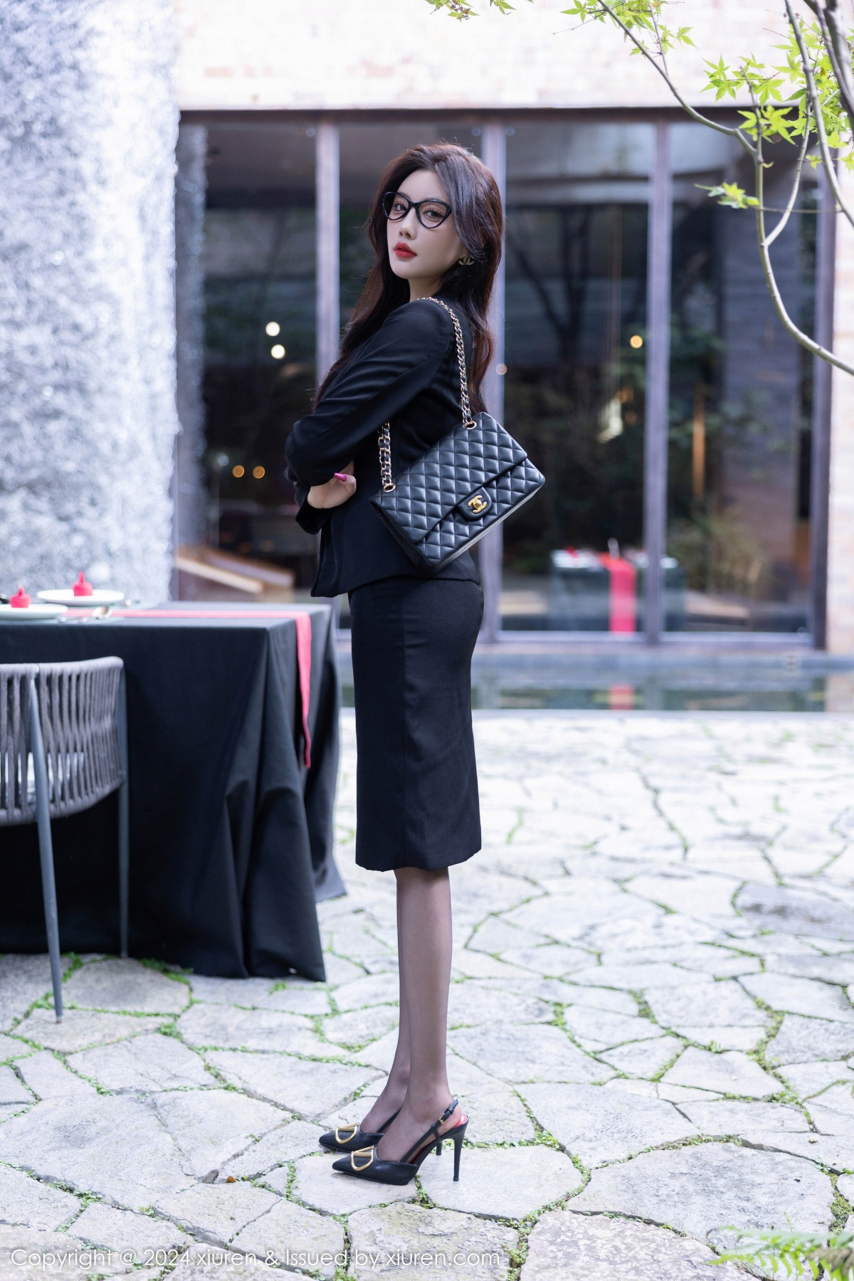 [XiuRen]高清写真图 2024.09.20 No.9190 杨晨晨Yome 黑丝美腿