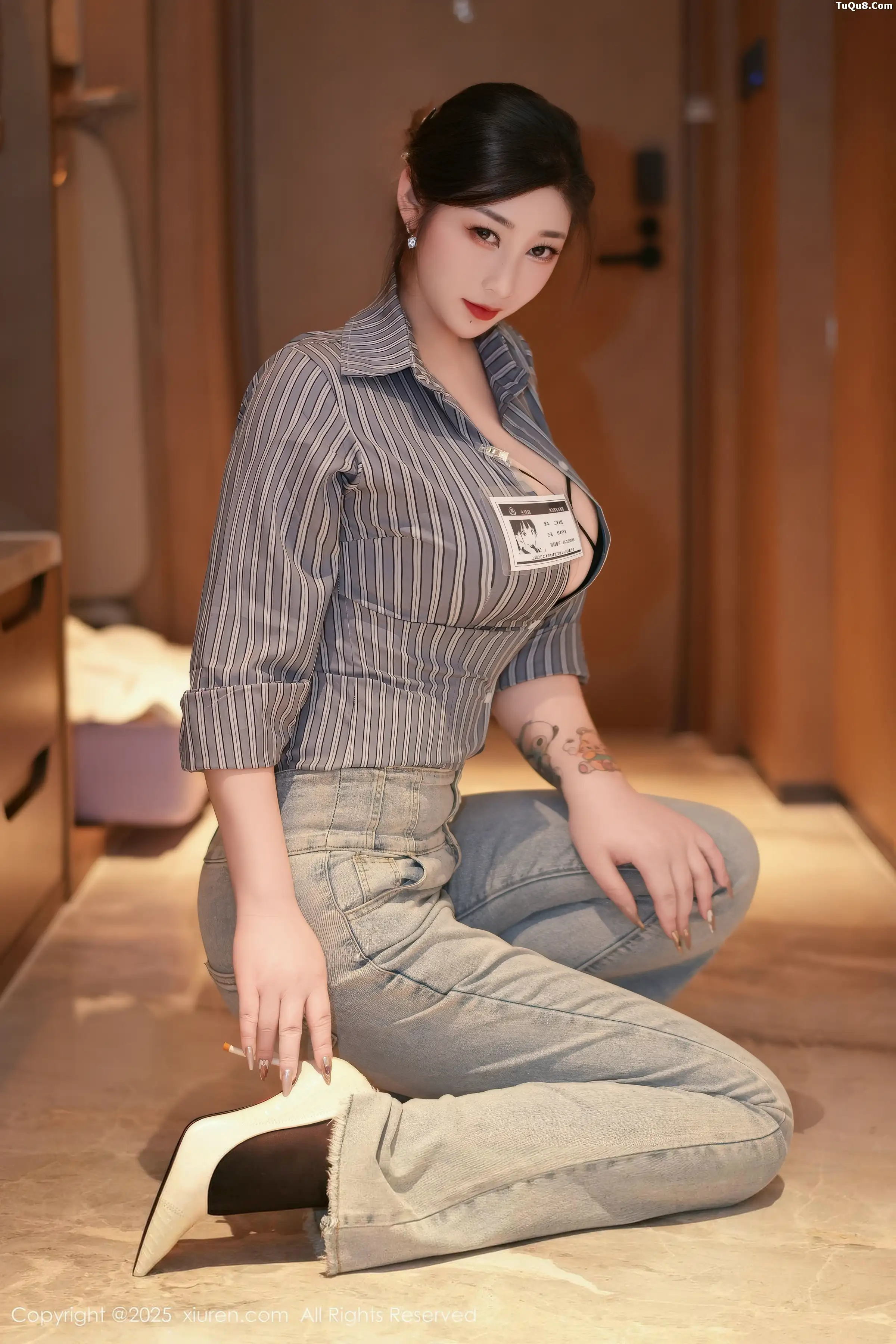 [XiuRen]高清写真图 2025.12.19 No.11128 妲己_Toxic 黑色情趣内衣