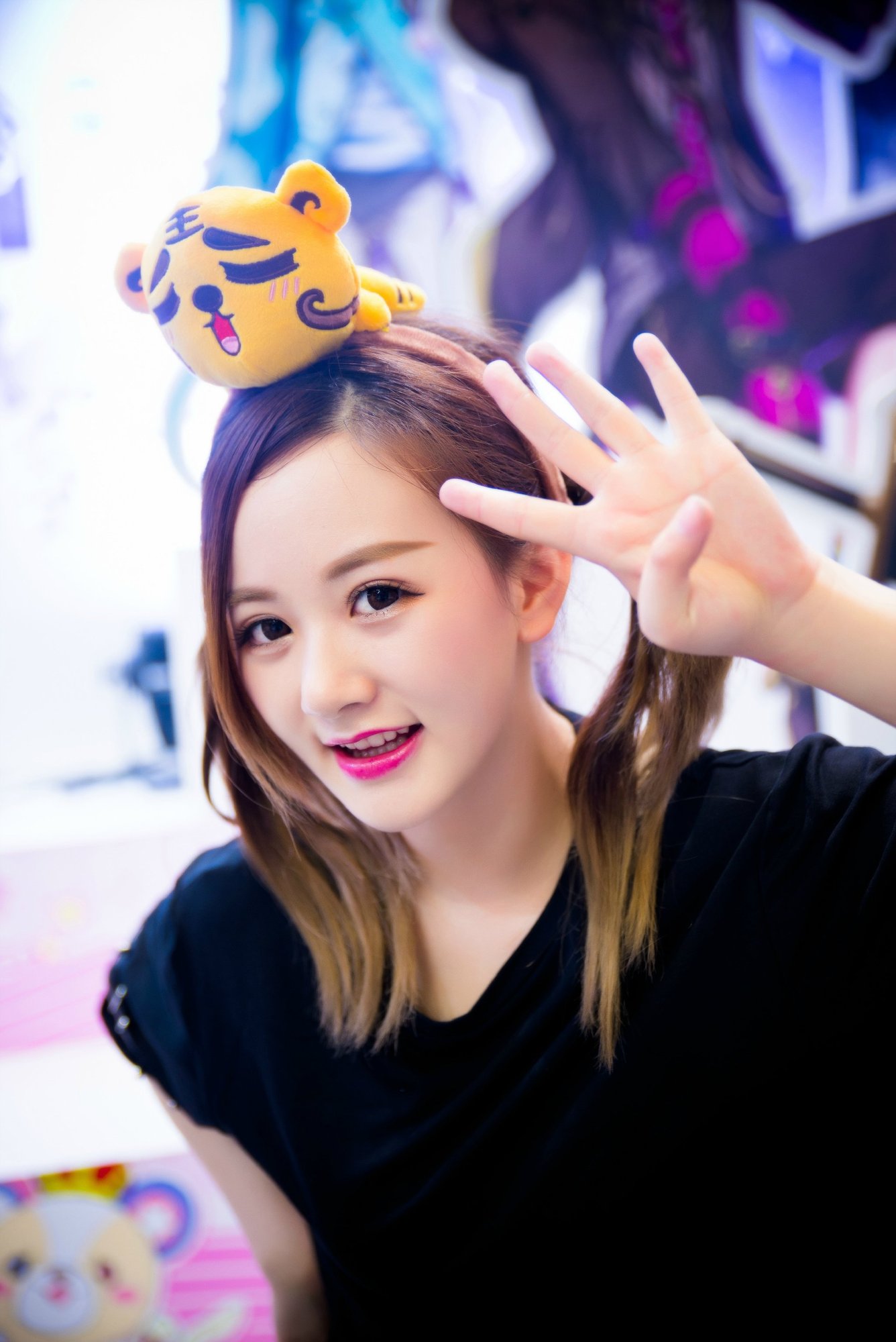 黄文婧 2016ChinaJoy电魂展台SG