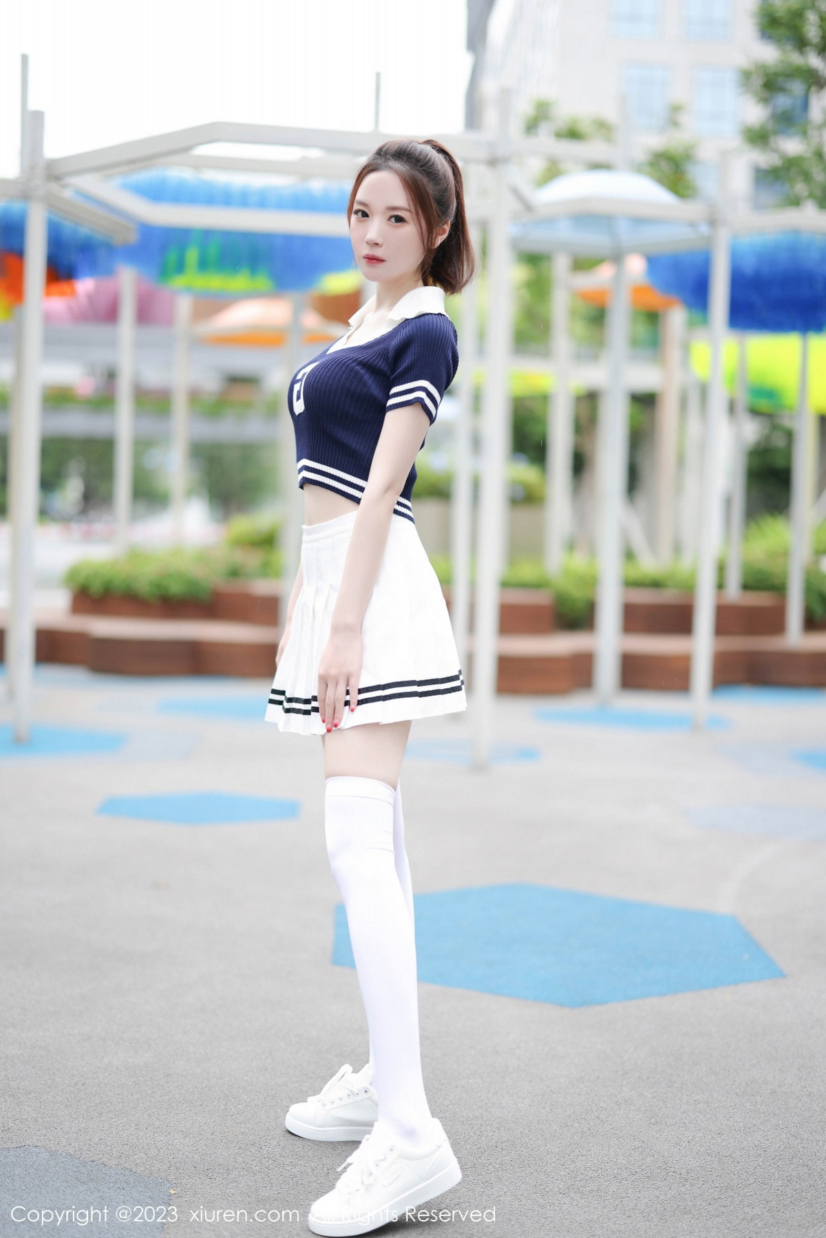 [XiuRen]高清写真图 2023.09.20 No.7416 梦心玥 美腿运动