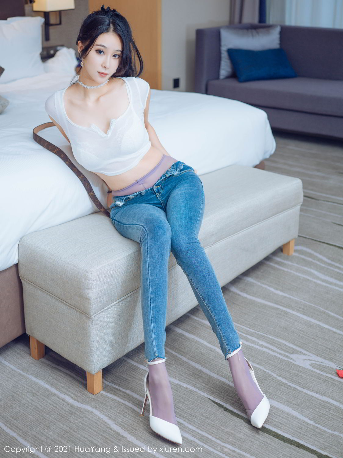 [HuaYang]高清写真图 2021.05.20 VOL.405 蓝夏Akasha
