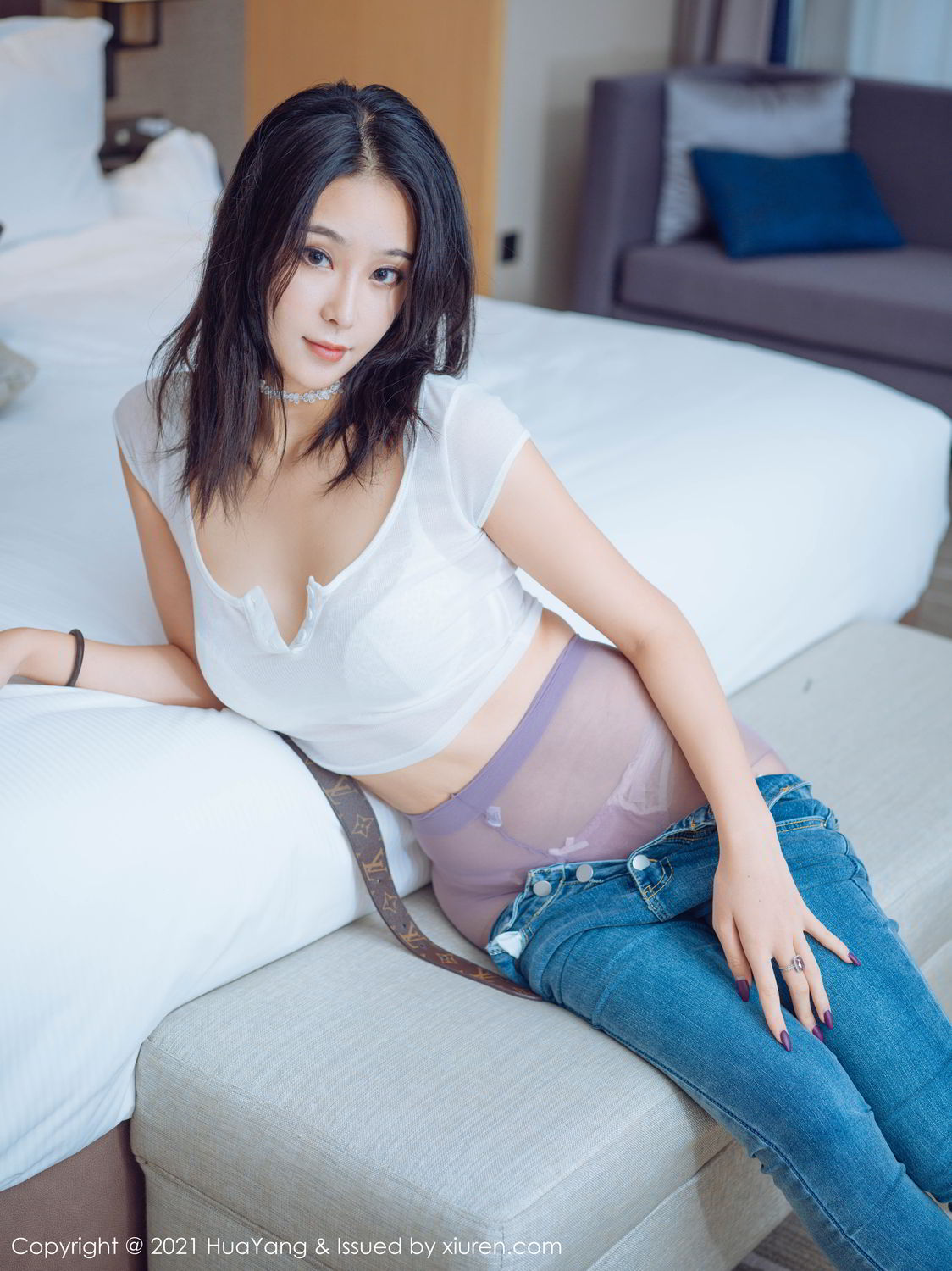 [HuaYang]高清写真图 2021.05.20 VOL.405 蓝夏Akasha