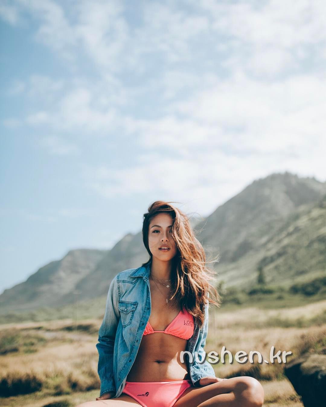 夏威夷小姐郭瑞筠 健康古铜色美女私房照