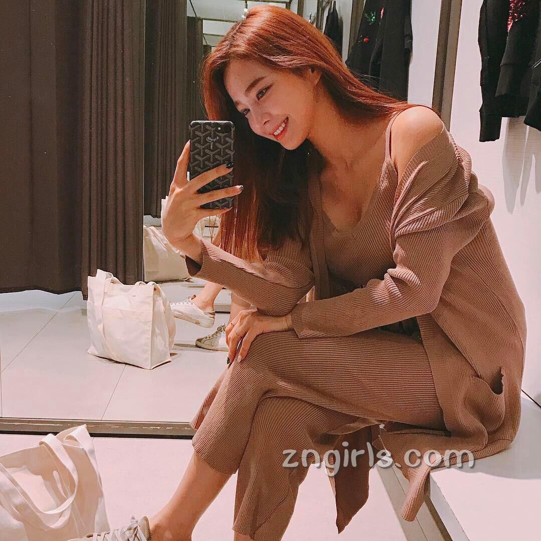 韩国超正模特池允美 简直就是衣服架子