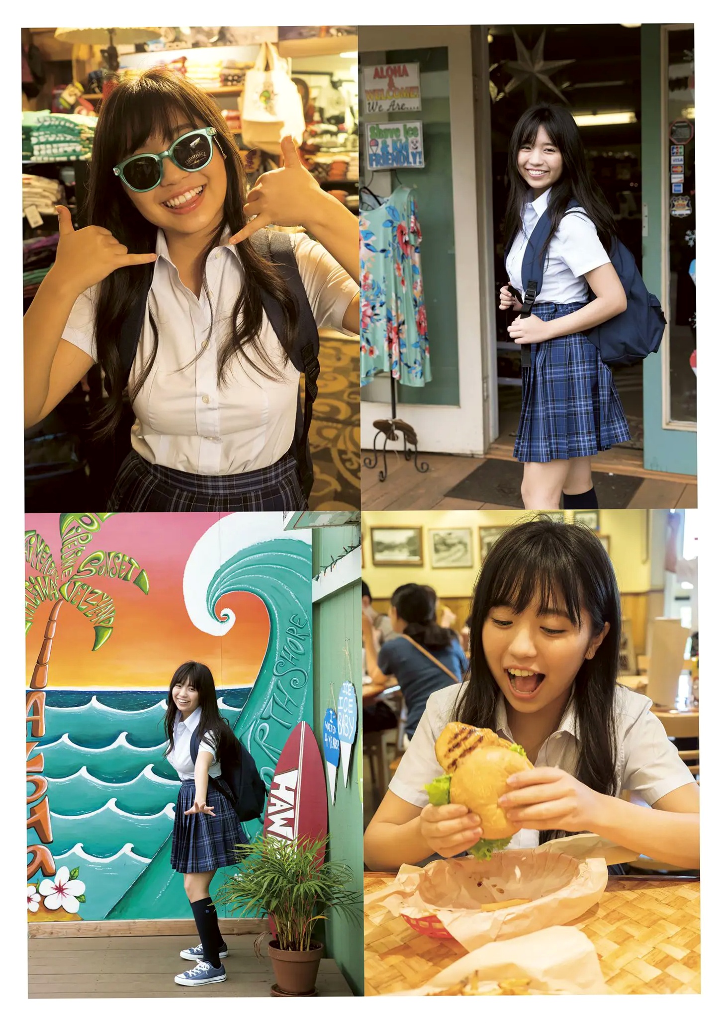 大原优乃《ゆうのだけ》高清写真：清纯校服与阳光比基尼的治愈系美少女 [151P]