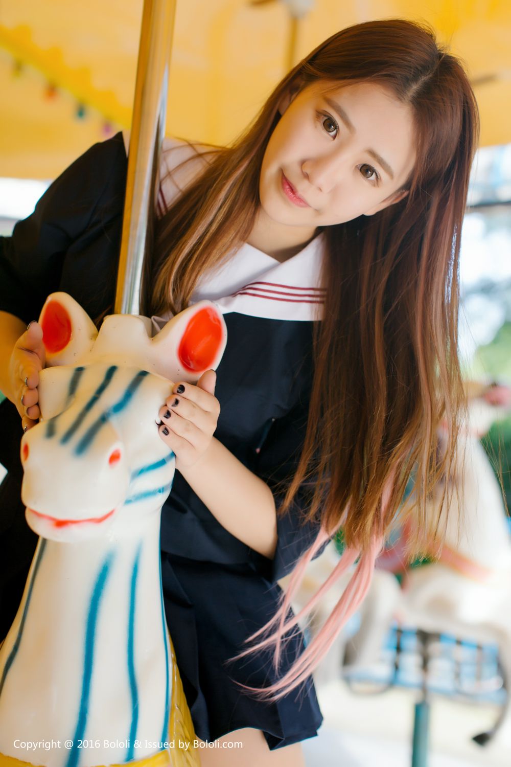 董晨莉- [Kimoe激萌文化]高清写真图 KIM.024 游乐园美少女