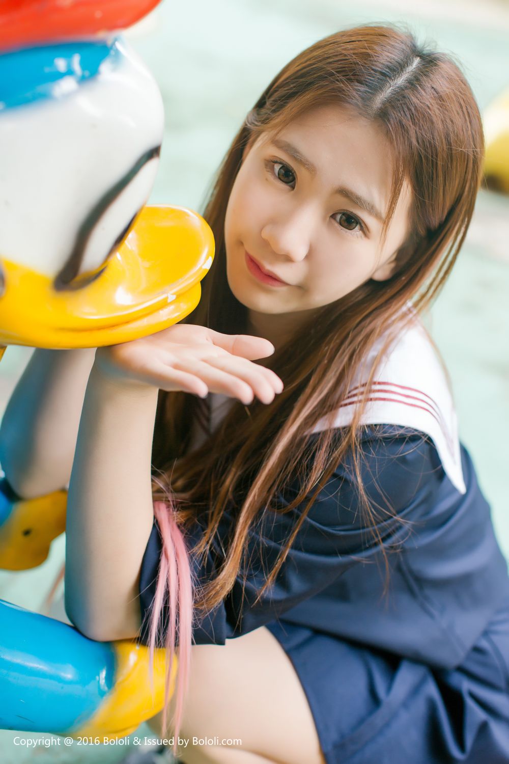 董晨莉- [Kimoe激萌文化]高清写真图 KIM.024 游乐园美少女