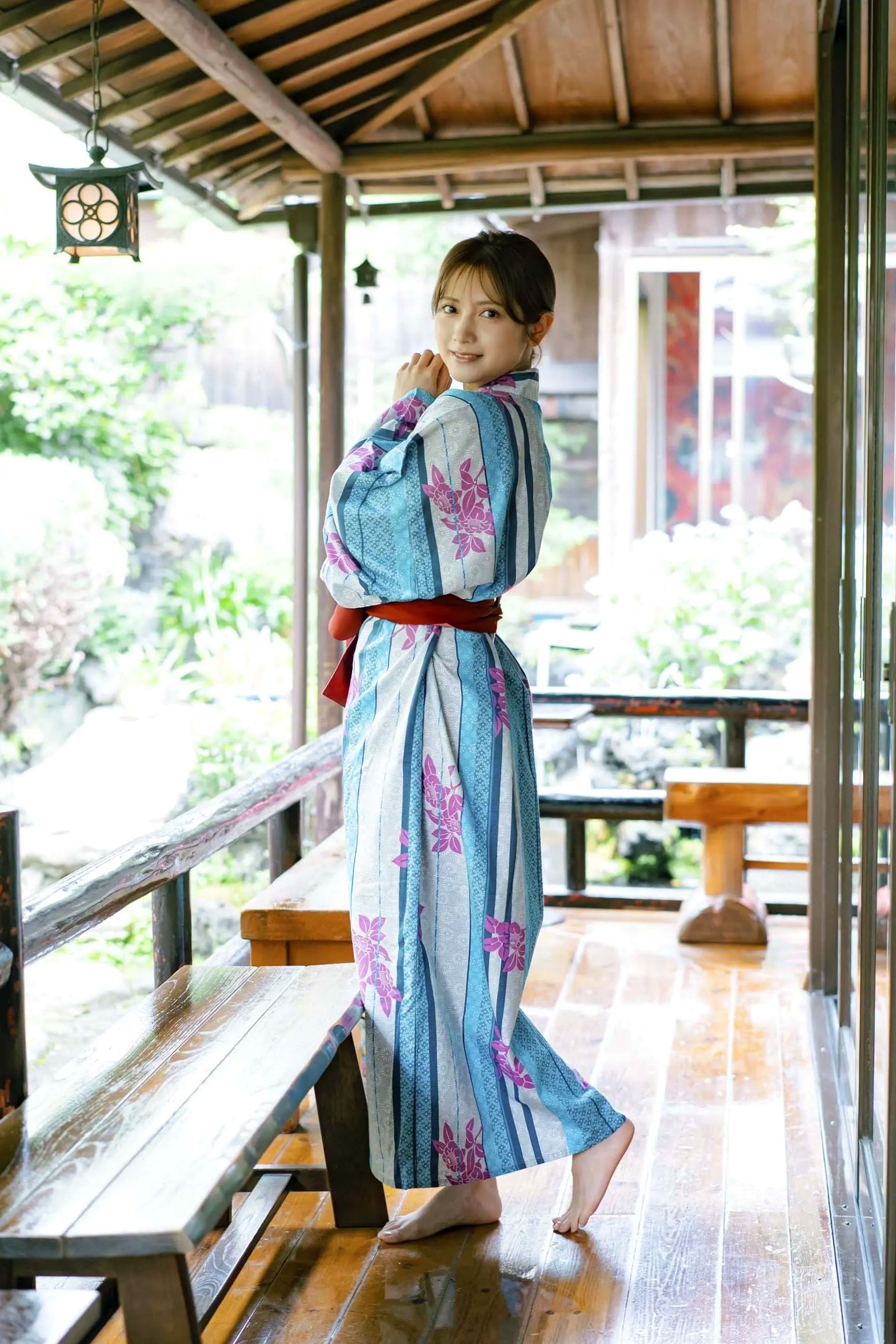 桃月なしこ - 浴衣下的秘密 日系和服性感内衣私房写真 [63P]