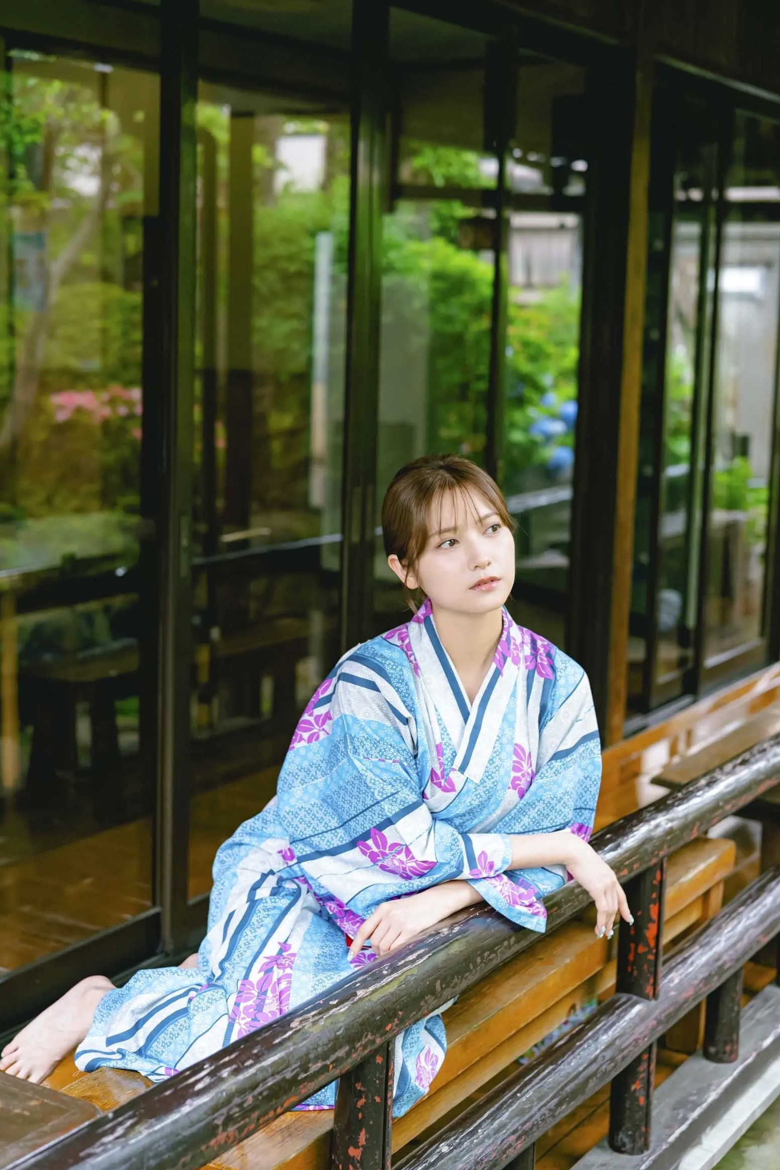 桃月なしこ - 浴衣下的秘密 日系和服性感内衣私房写真 [63P]