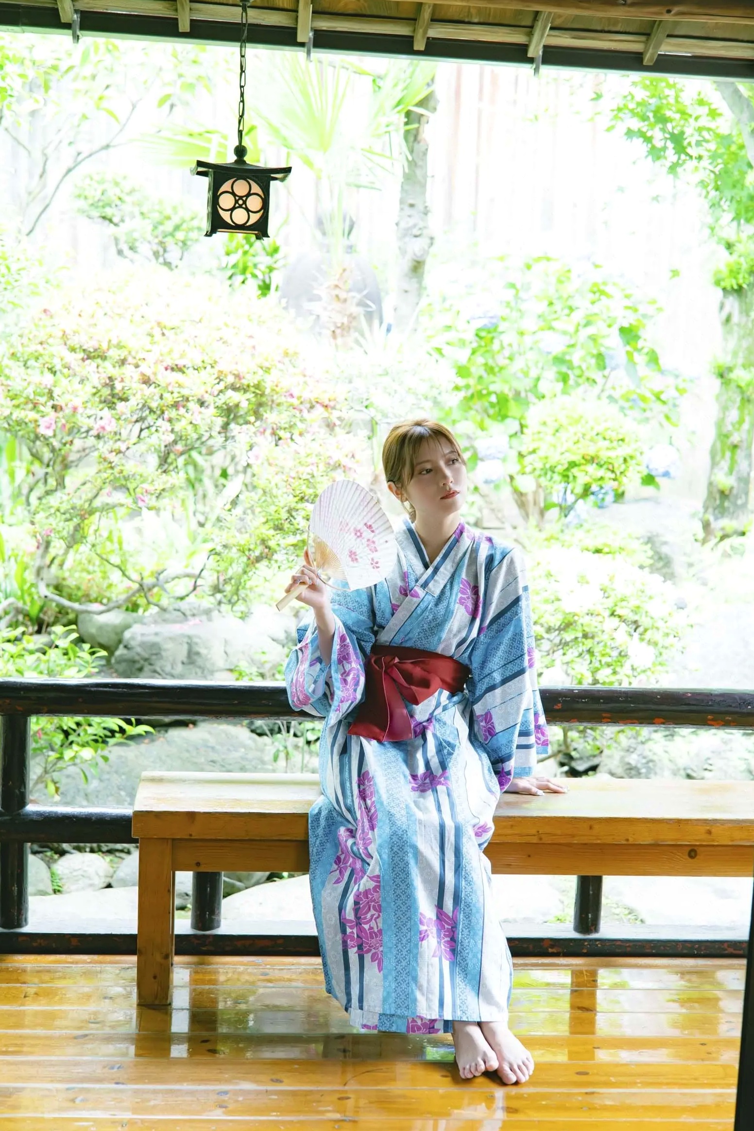 桃月なしこ - 浴衣下的秘密 日系和服性感内衣私房写真 [63P]