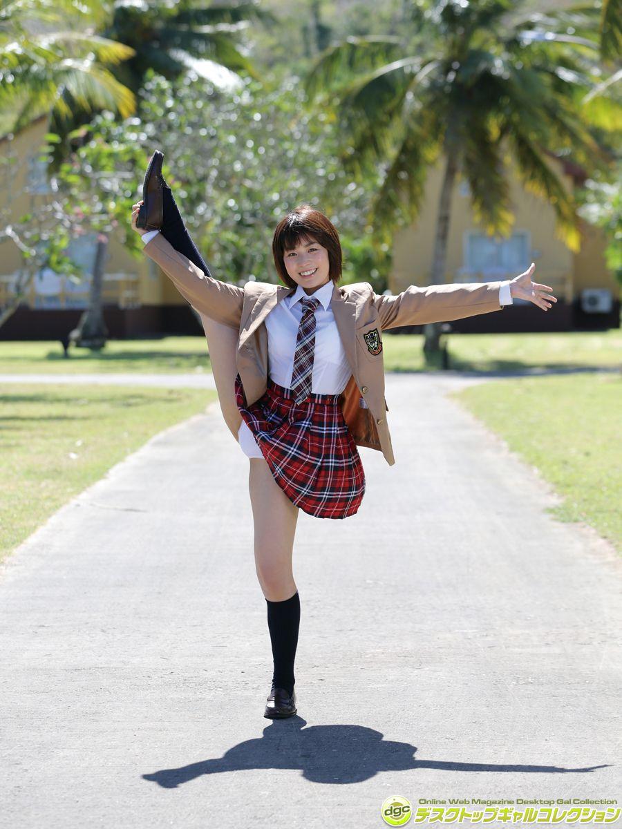 楠本美纱- [DGC]高清写真图 ショートカットが似合う清純派快活少女！！