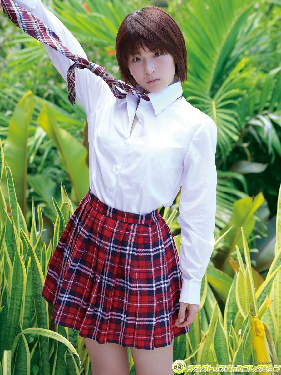 楠本美纱- [DGC]高清写真图 ショートカットが似合う清純派快活少女！！