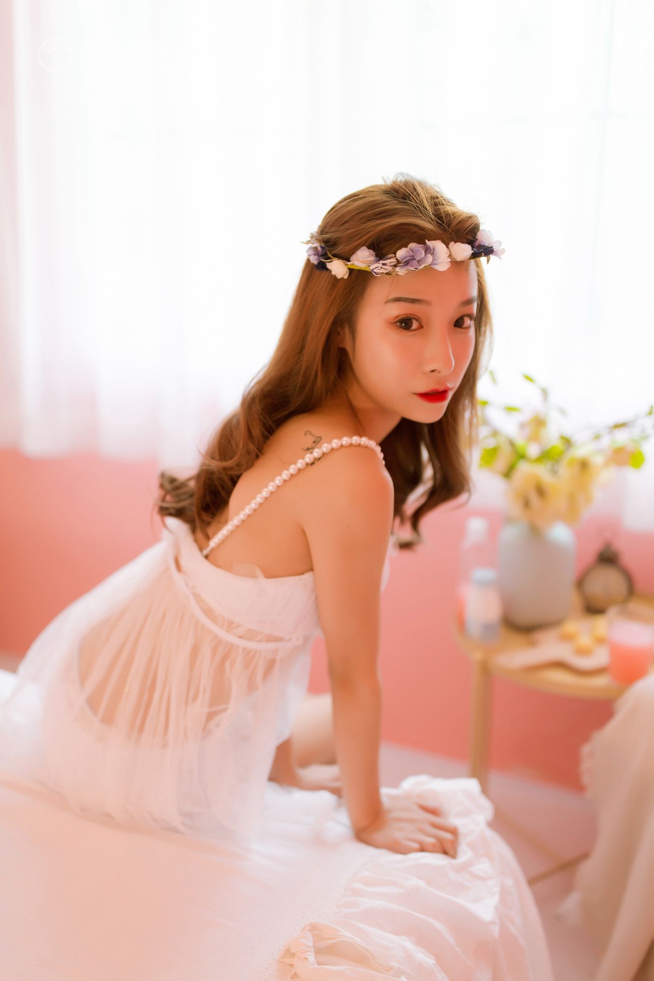 [YALAYI雅拉伊]高清写真图 2019.03.27 No.099 粉色系少女私房 倩微微