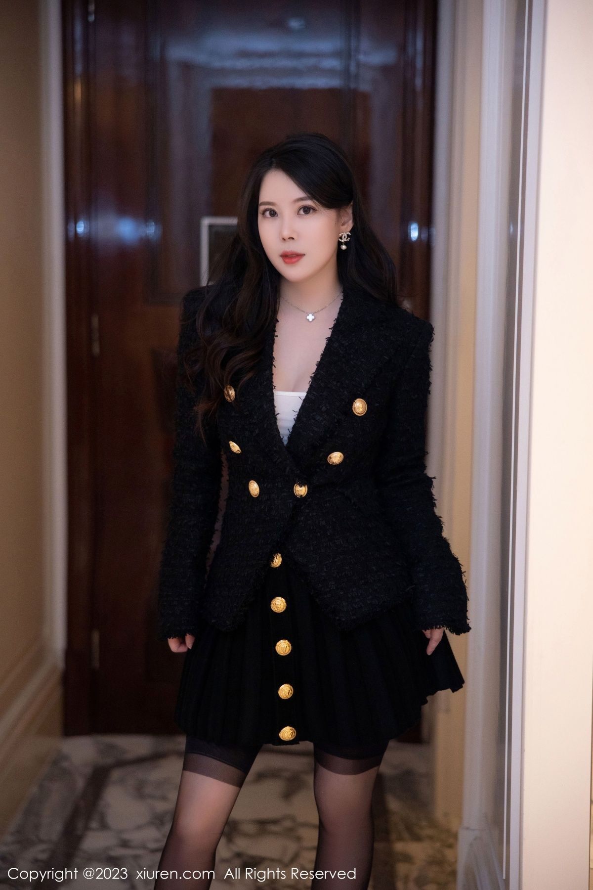 [XiuRen]高清写真图 2023.01.17 No.6147 白茹雪 黑丝美臀