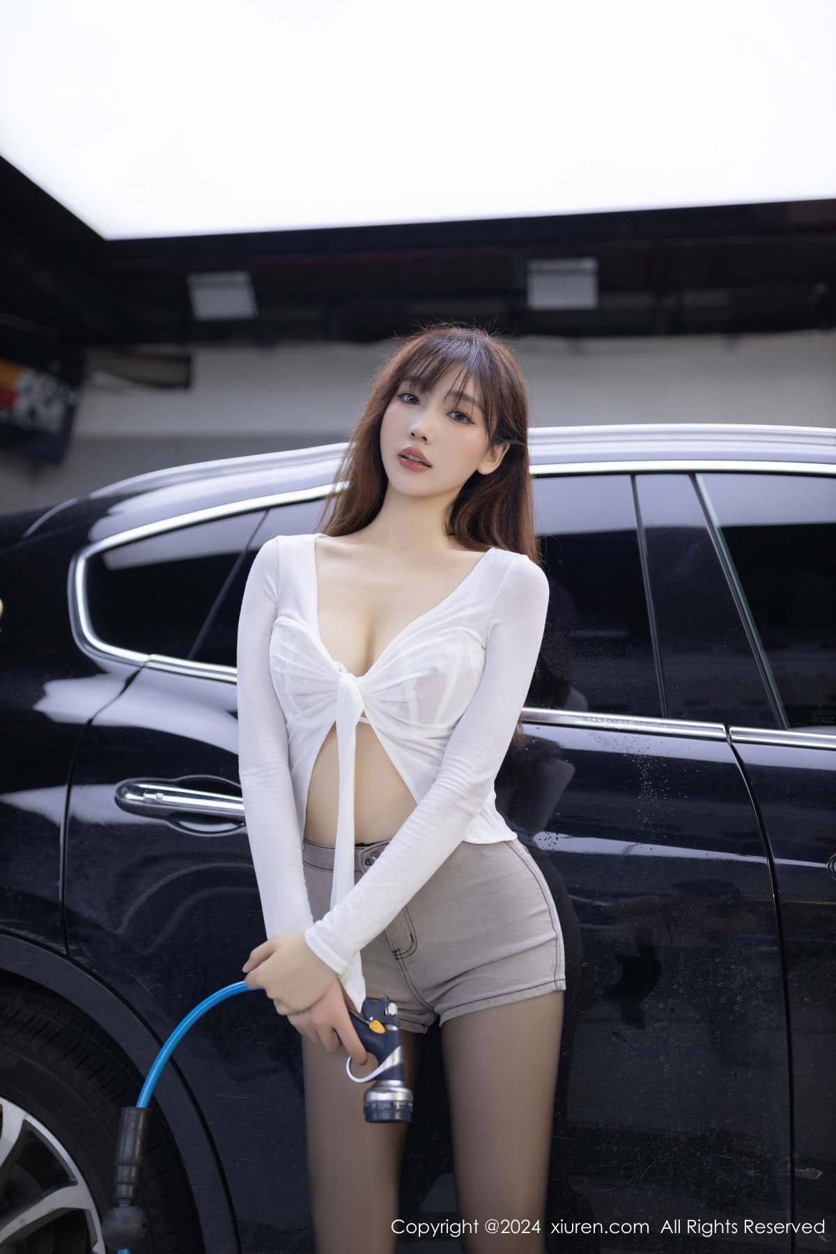 [XiuRen]高清写真图 2024.09.19 No.9181 陆萱萱 户外洗车