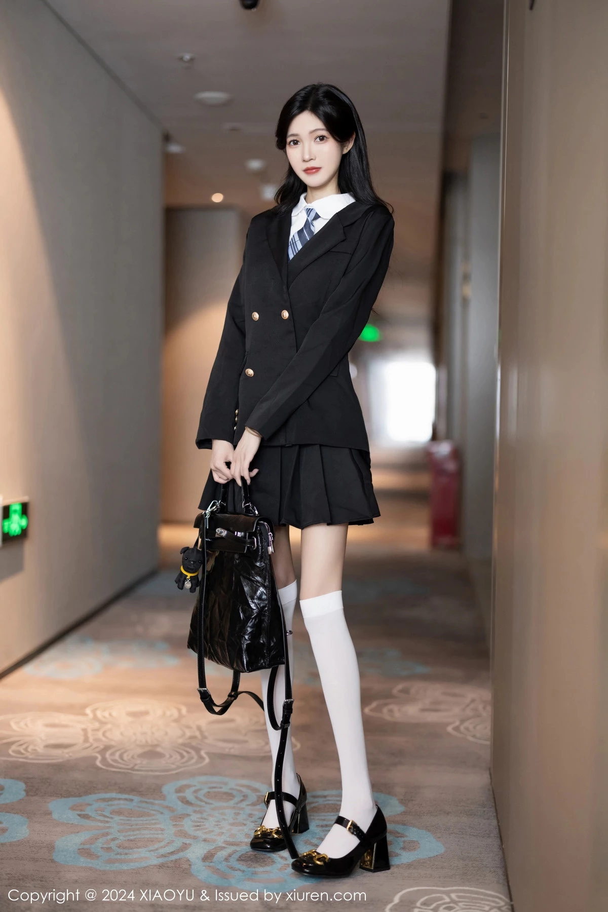 [XIAOYU]高清写真图 2024.02.19 VOL.1204 程程程- 制服美腿