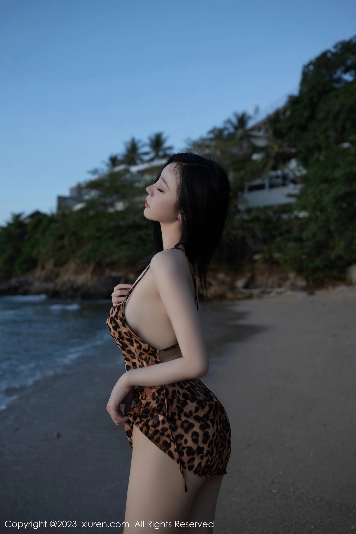 [XiuRen]高清写真图 2023.05.23 No.6787 安然anran 豹纹美腿