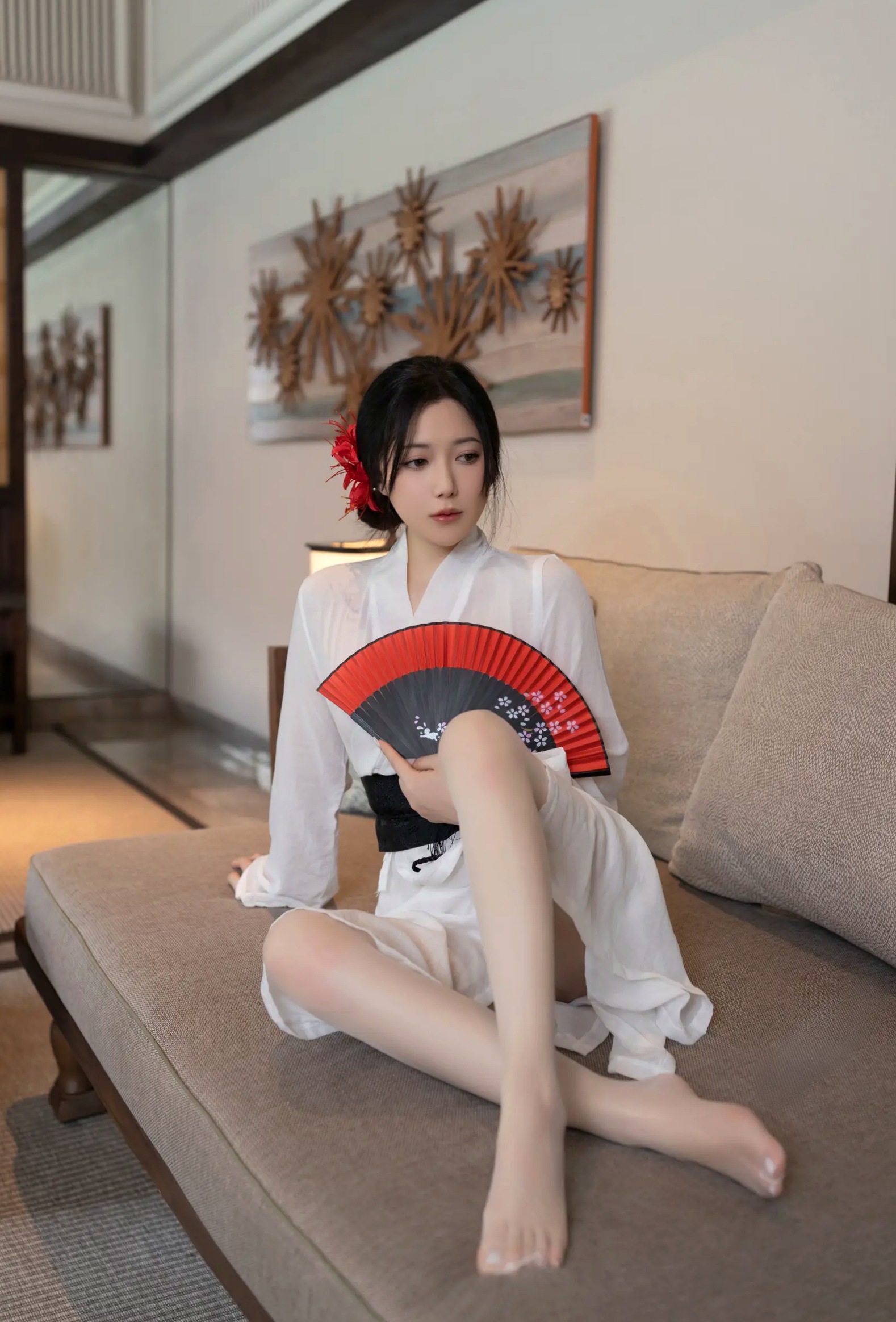 [XR] 鱼子酱Fish 寂，极致日系和风私房，浴缸前的曼妙身姿与彼岸花纹身，清冷性感诱惑大赏[122P]